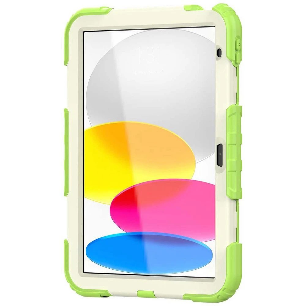6 Studymate Bumper Case iPad A16/10th Gen 10.9" Green w handle, 6 of 10