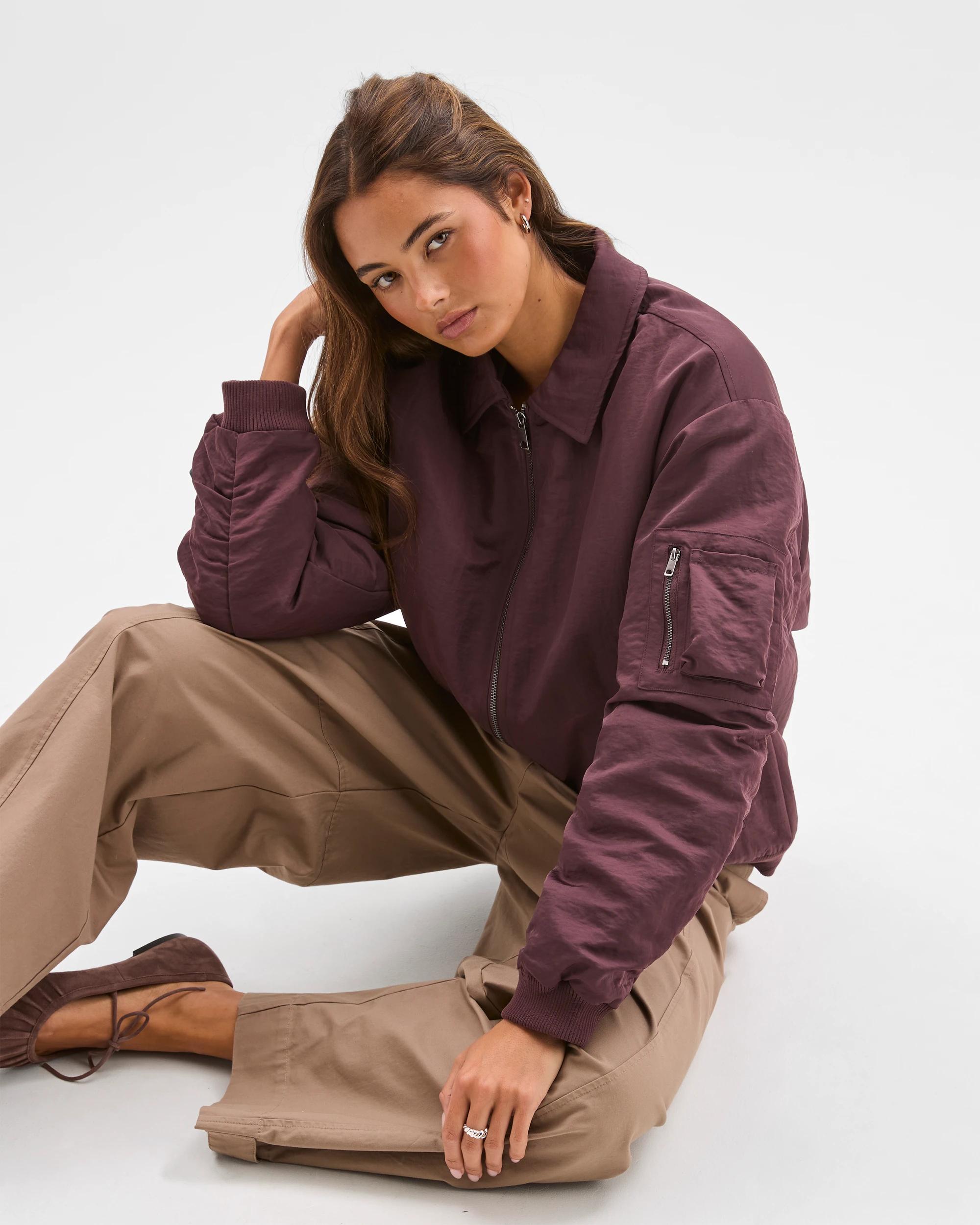 3 Lily Loves Bomber Jacket FUDGE, 3 of 6