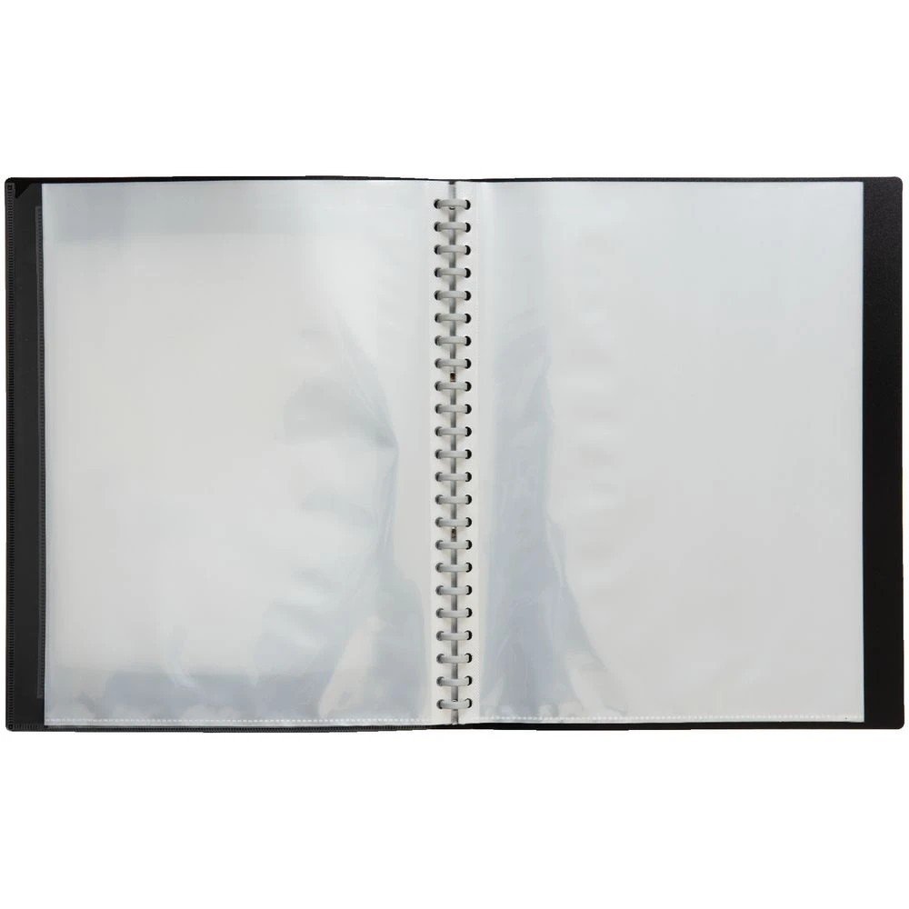 2 ColourHide Insert Cover Display Book  20 Sheets Black, 2 of 2