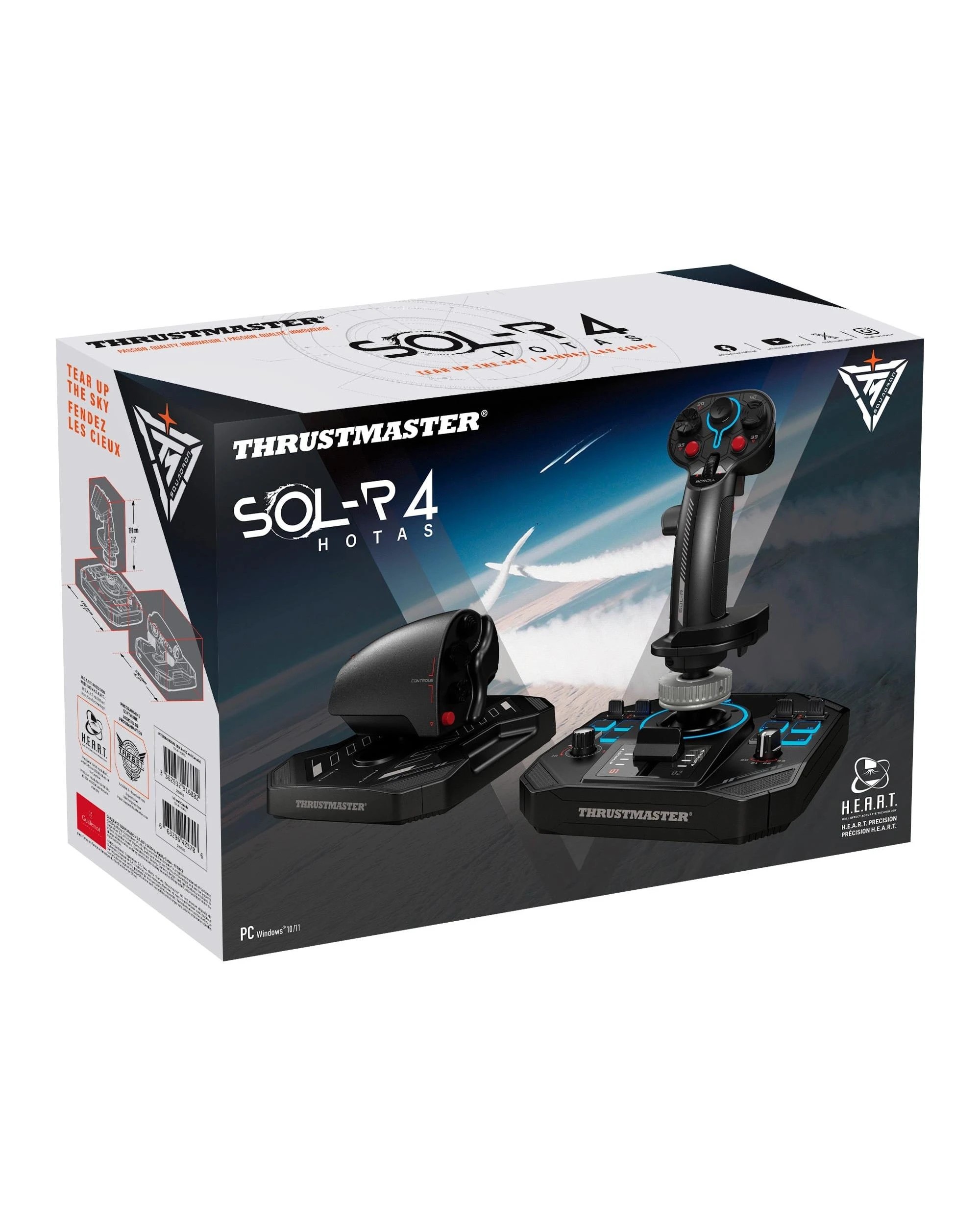 7 Thrustmaster Sol-R 4 HOTAS - Joystick and Throttle for PC - Black, 7 of 7