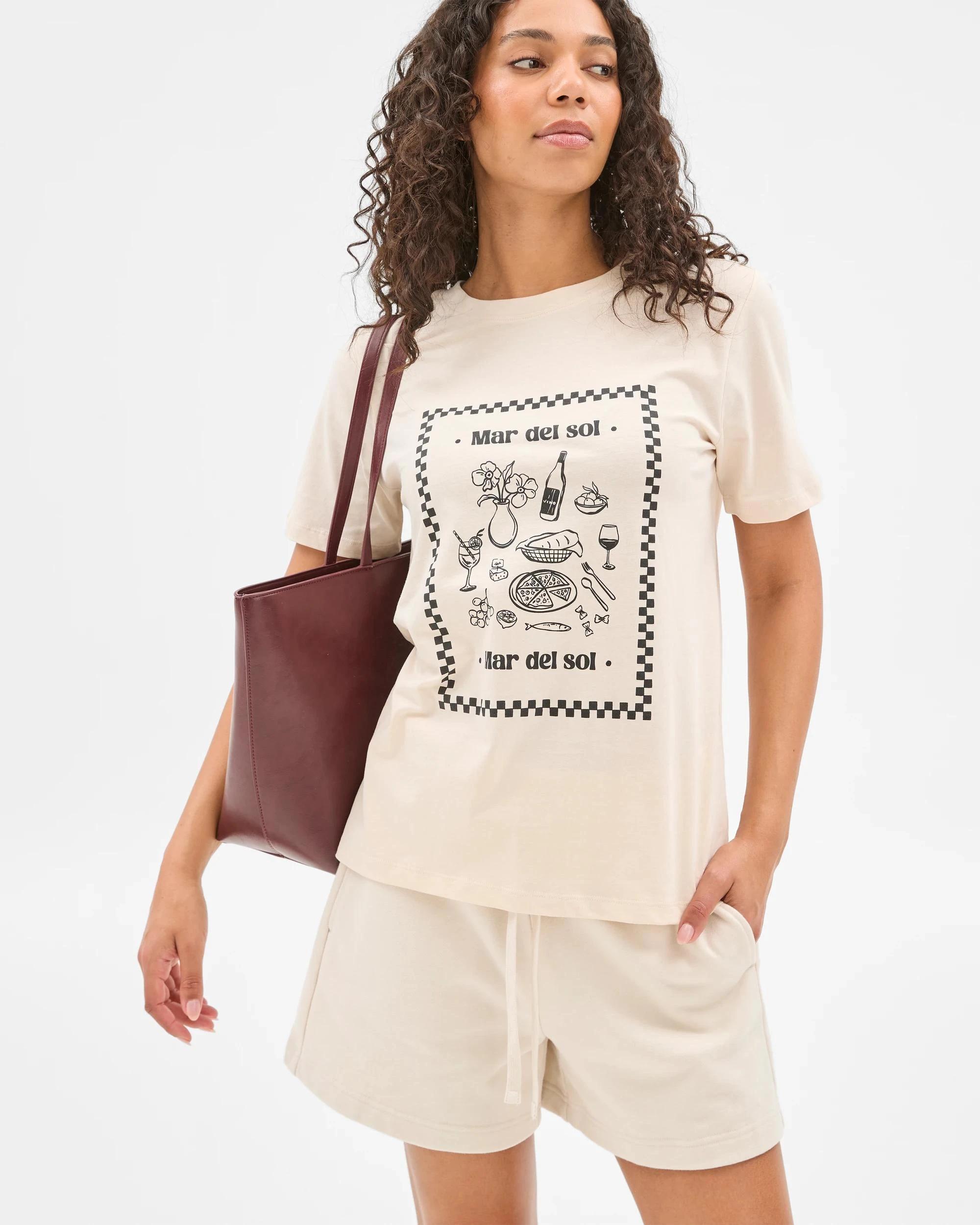 3 Target Australian Cotton Print T-Shirt OATMEAL MAR DEL SOL, 3 of 6