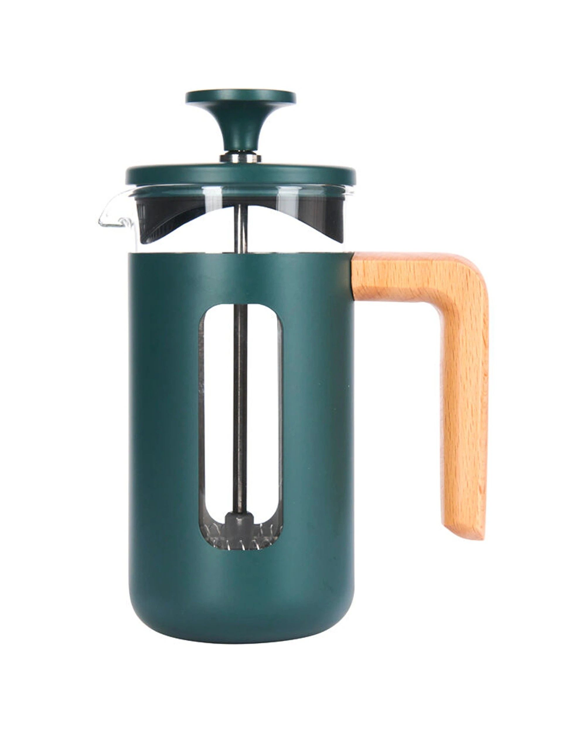 1 La Cafetiere Pisa 3-Cup Stainless Steel Glass Cafetiere Coffee Press - Green, 1 of 1