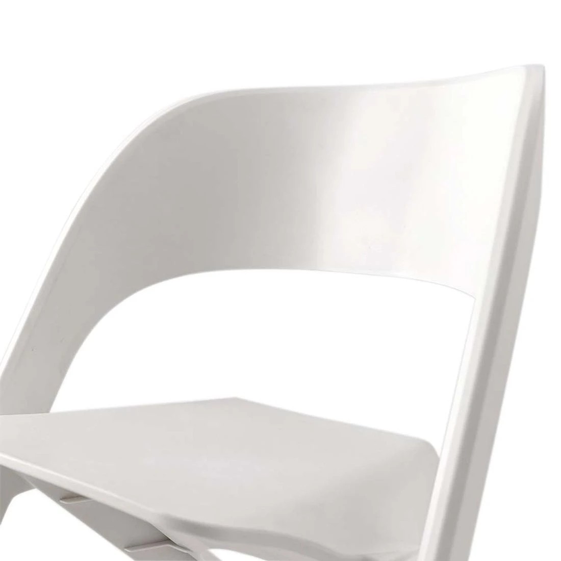 5 ArtissIn Dining Chairs Office Chairs Lounge Stackable Plastic Outdoor Chairs X4 - White, 5 of 7