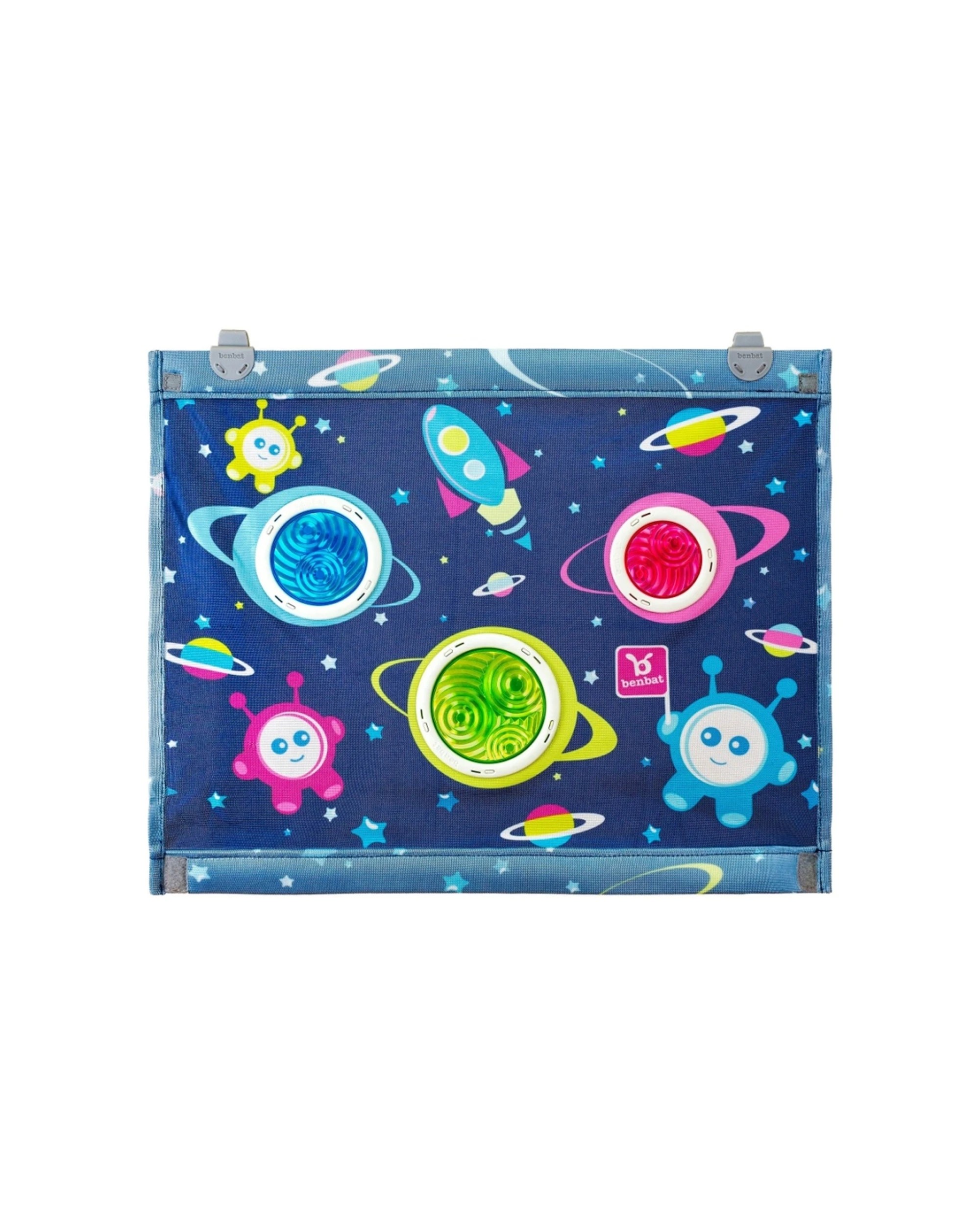 1 Benbat Kids Car Window Sun Shade Extra Large Space Collection Glare Shield - Multi, 1 of 6