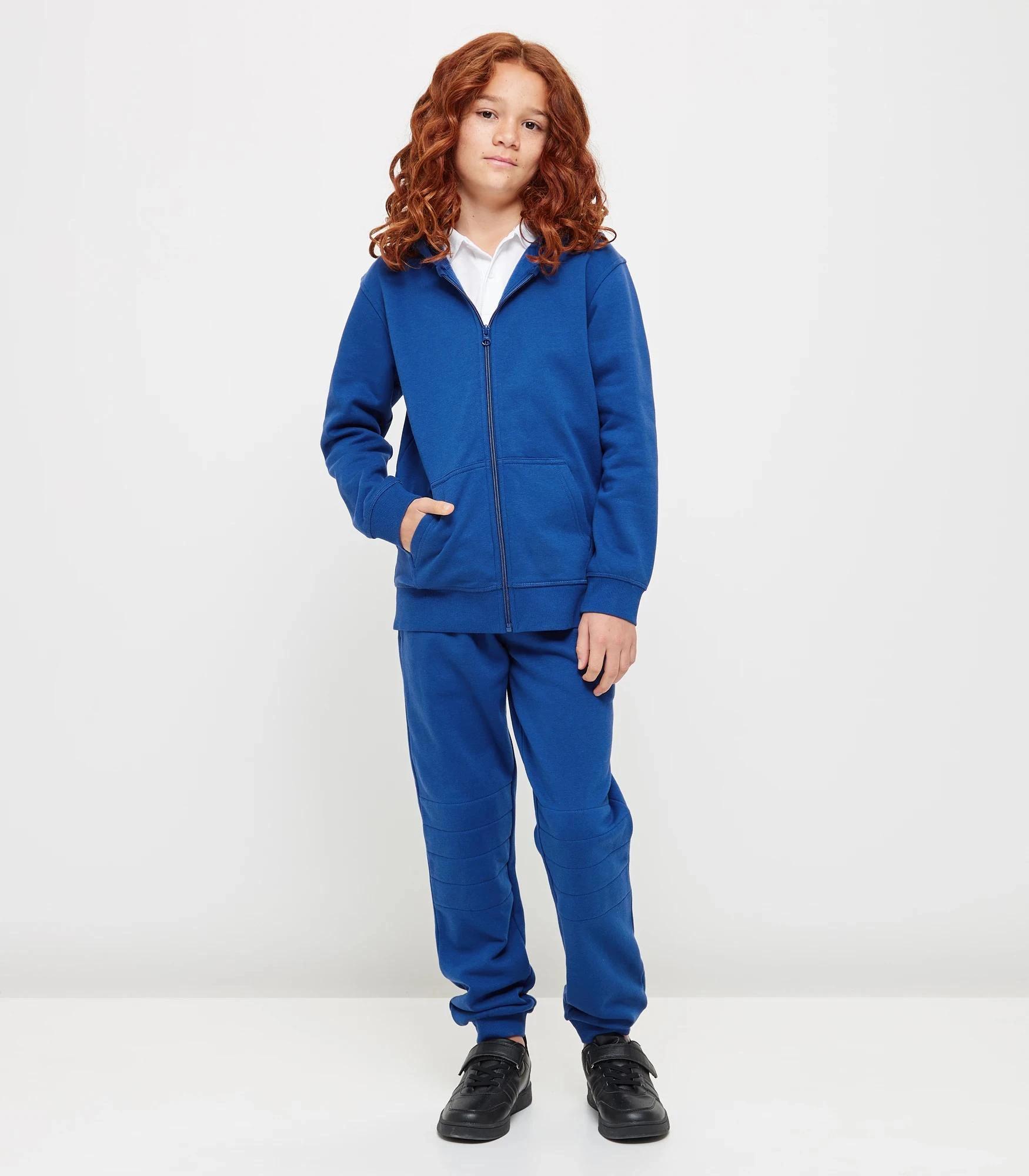 2 Target School Zip Thru Fleece Hoodie ROYAL BLUE, 2 of 8