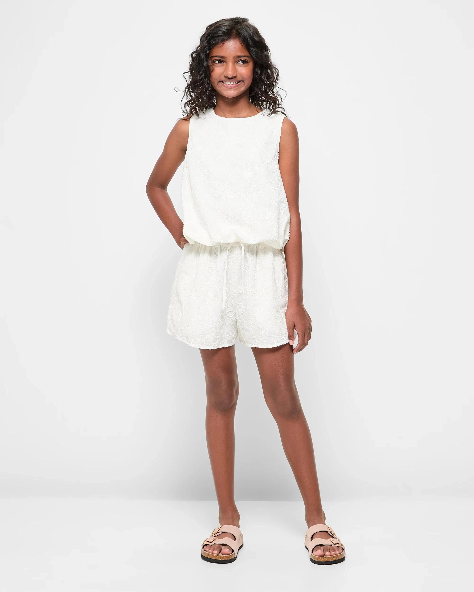 2 Target Broderie Shorts CREAM, 2 of 5