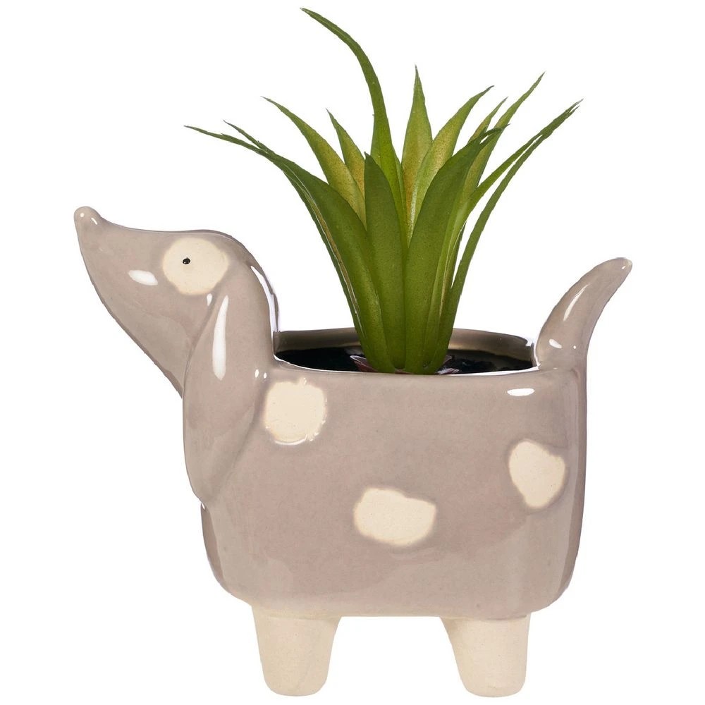 1 Otto Succulent Dog Planter, 1 of 3