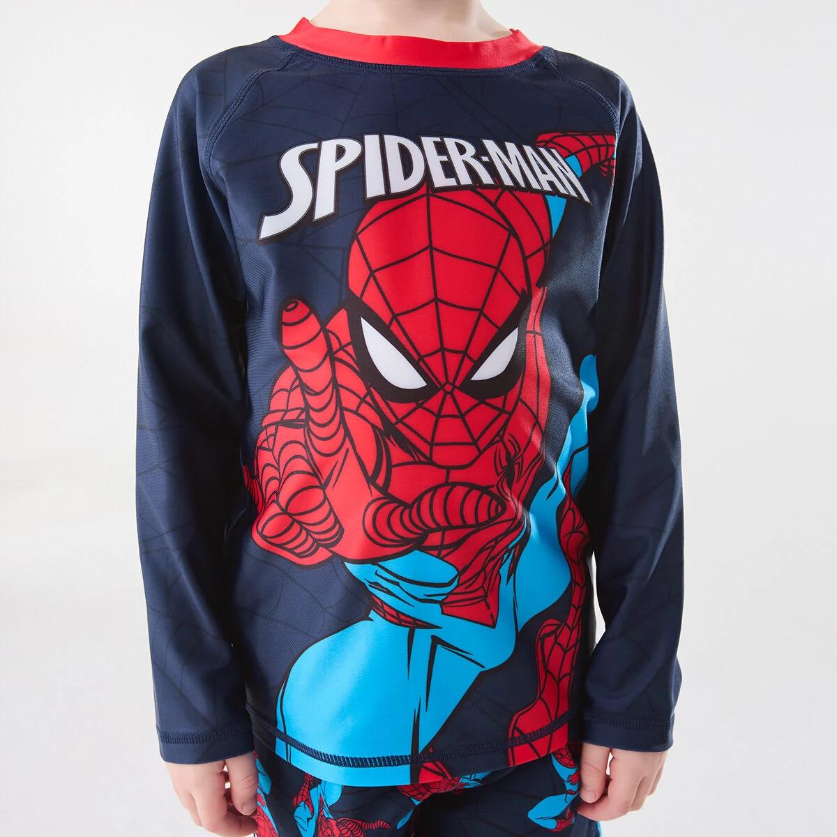 4 Spider-Man License Long Sleeve Rash Vest Spiderman, 4 of 8