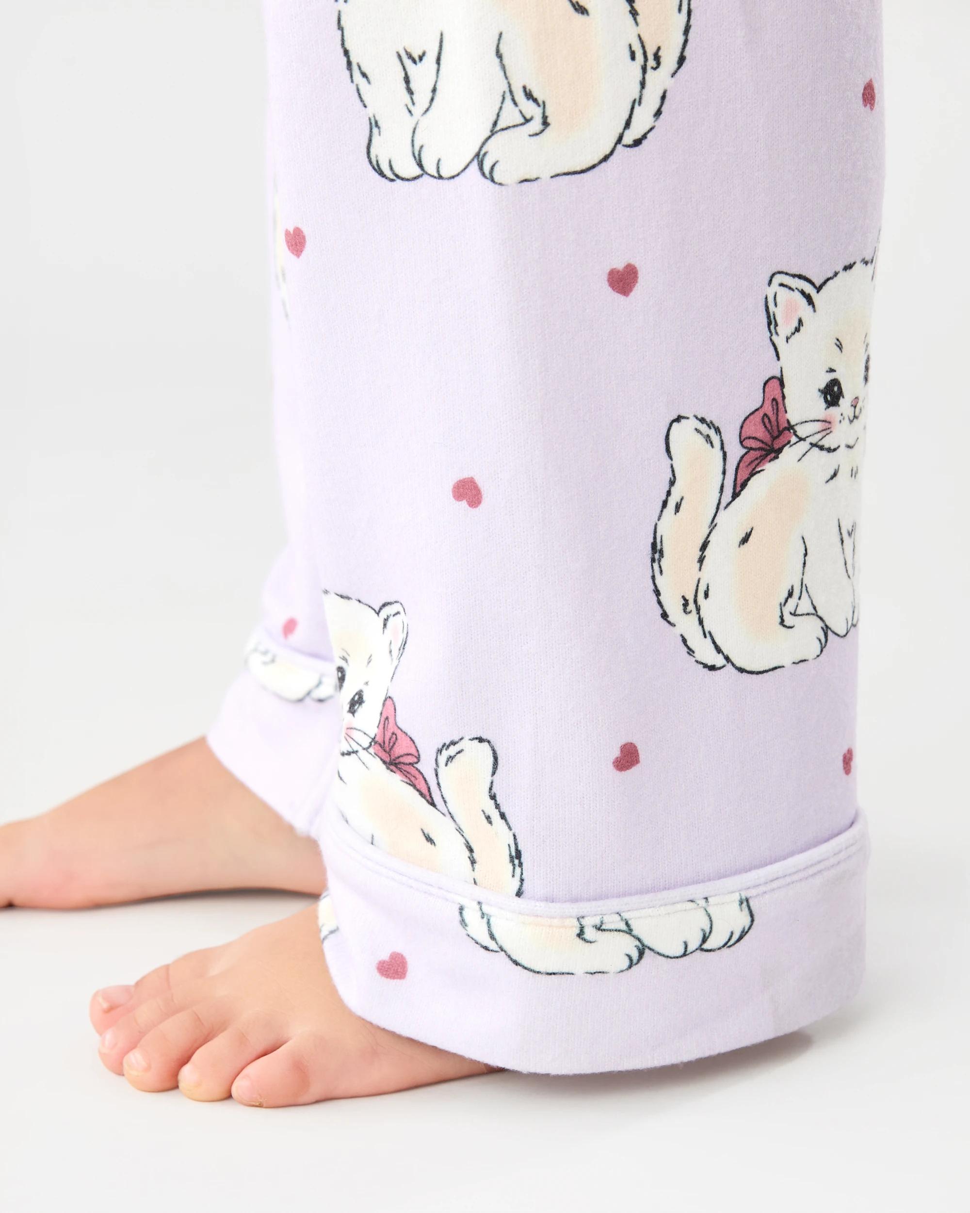 7 Hachi Button Through Pyjama Set Purp Kttn, 7 of 8
