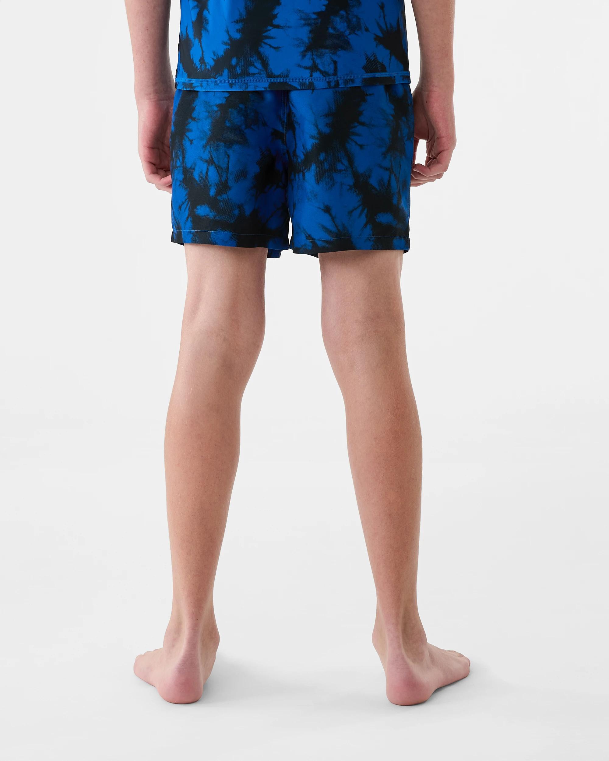 2 Printed Swim Shorts Blu Tiedye, 2 of 6