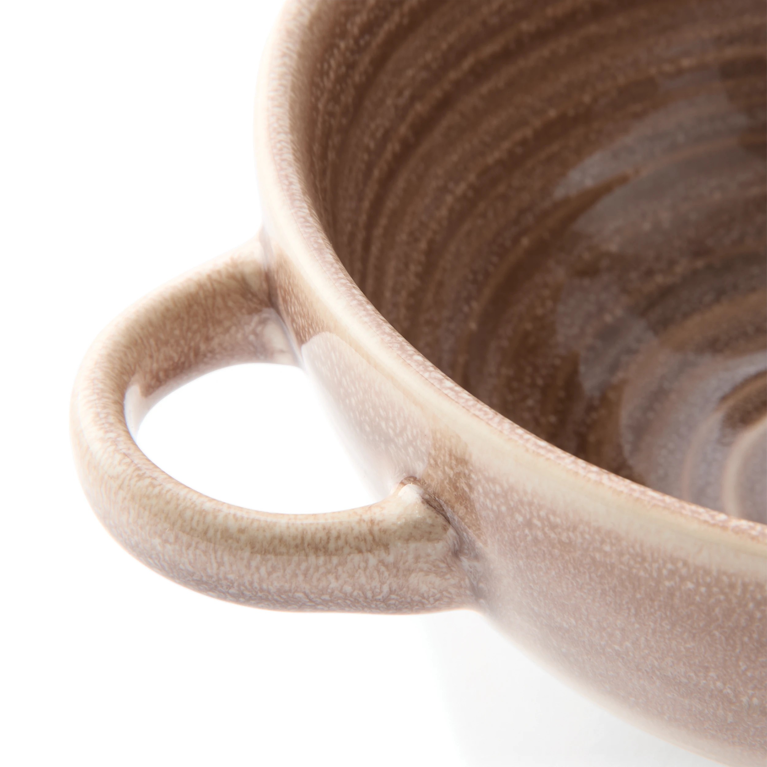 6 Set of 2 Green and Chocolate Bowls, 6 of 10