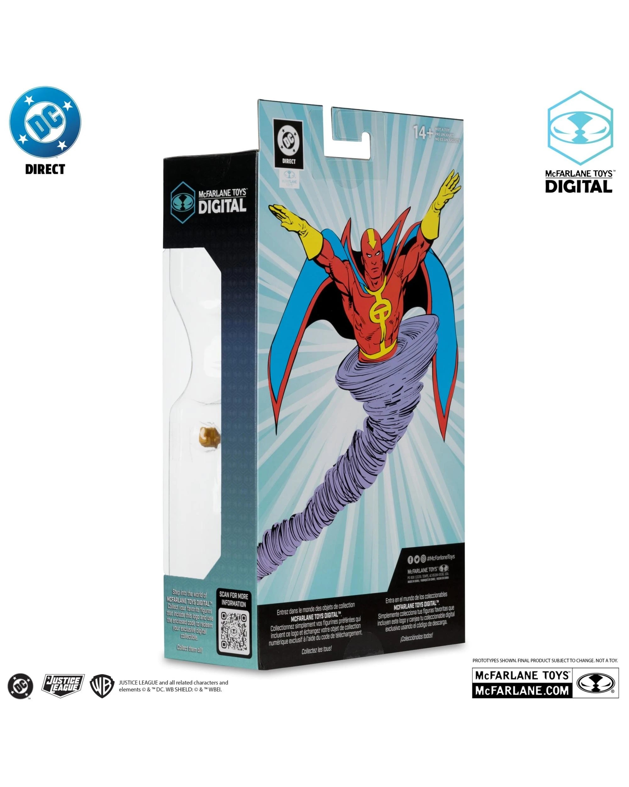 9 McFarlane Digital DC Direct DC The Bronze Age Red Tornado 7 inch Action Figure, 9 of 9