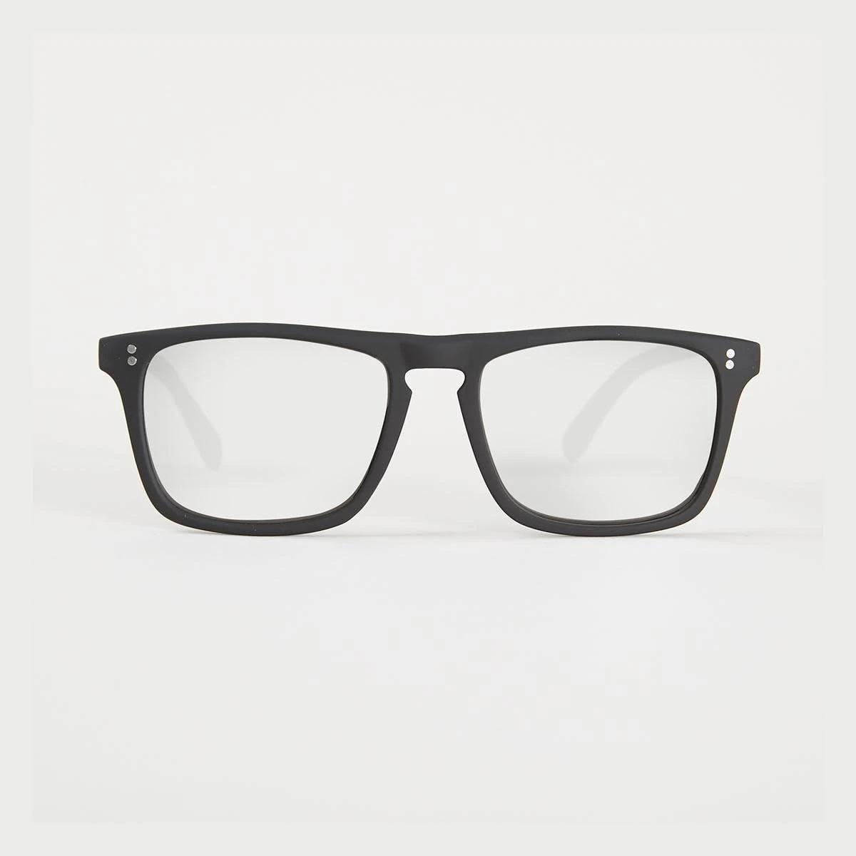 2 Rectangle Sunglasses with Mirror Lens Black, 2 of 7