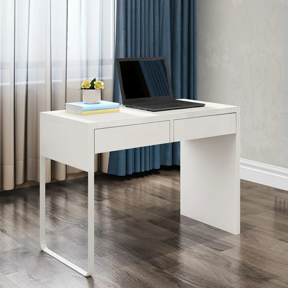 8 Artiss Computer Desk Drawer - White, 8 of 8