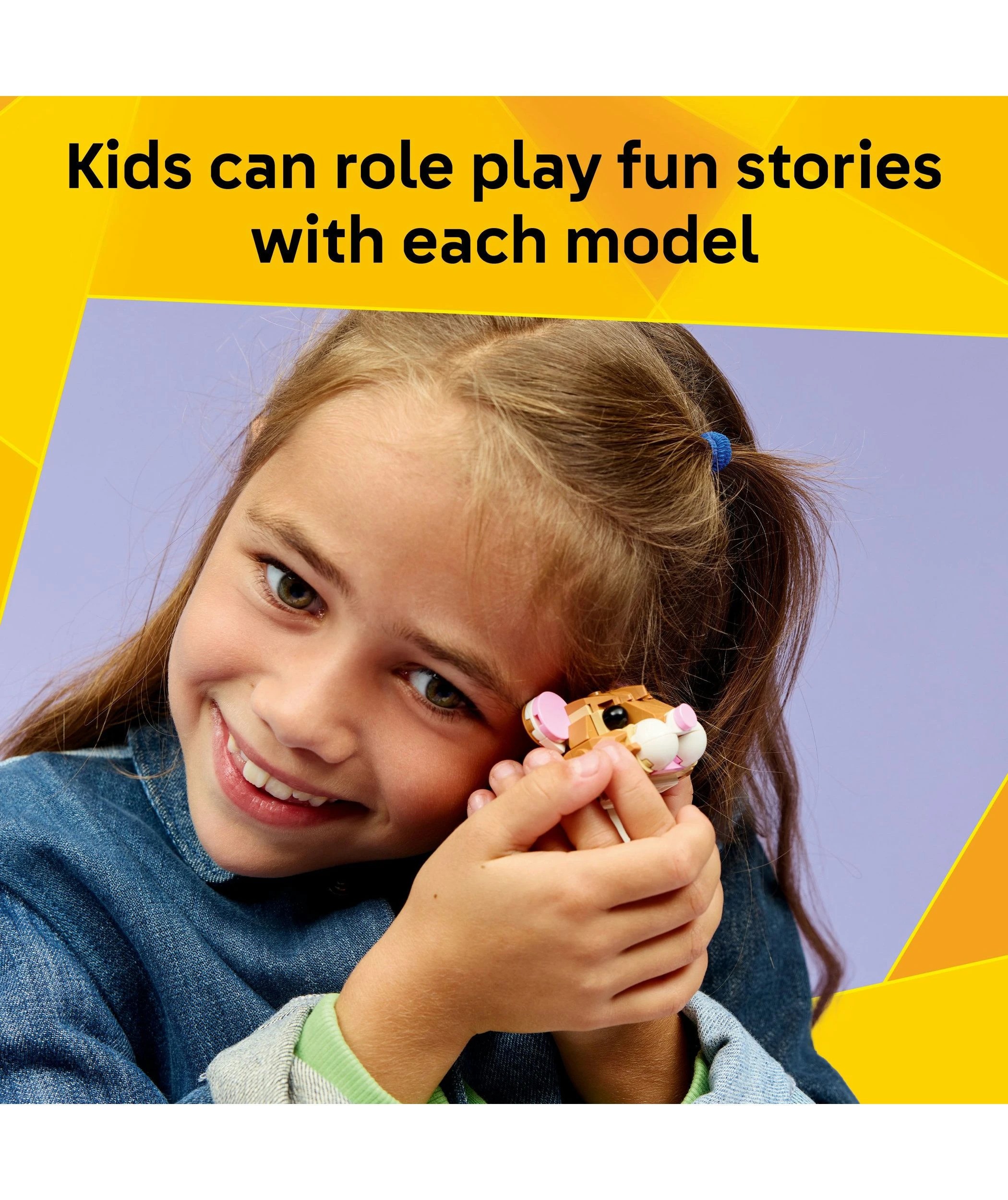 4 LEGO Creator 3 in 1 Cute Hamster with a Flower 31376, 4 of 10