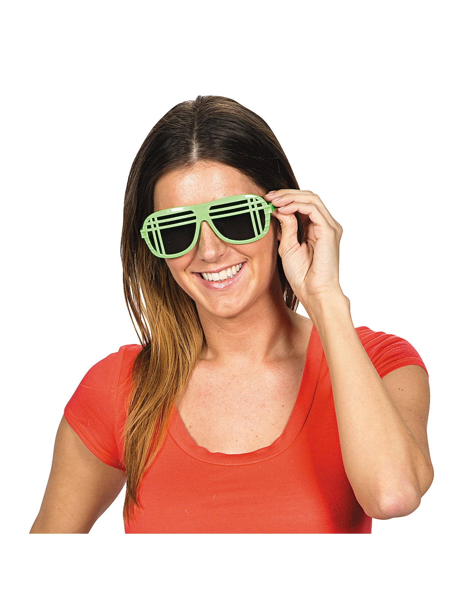 2 Partyrama 80's Neon Glasses Pack of 12, 2 of 2