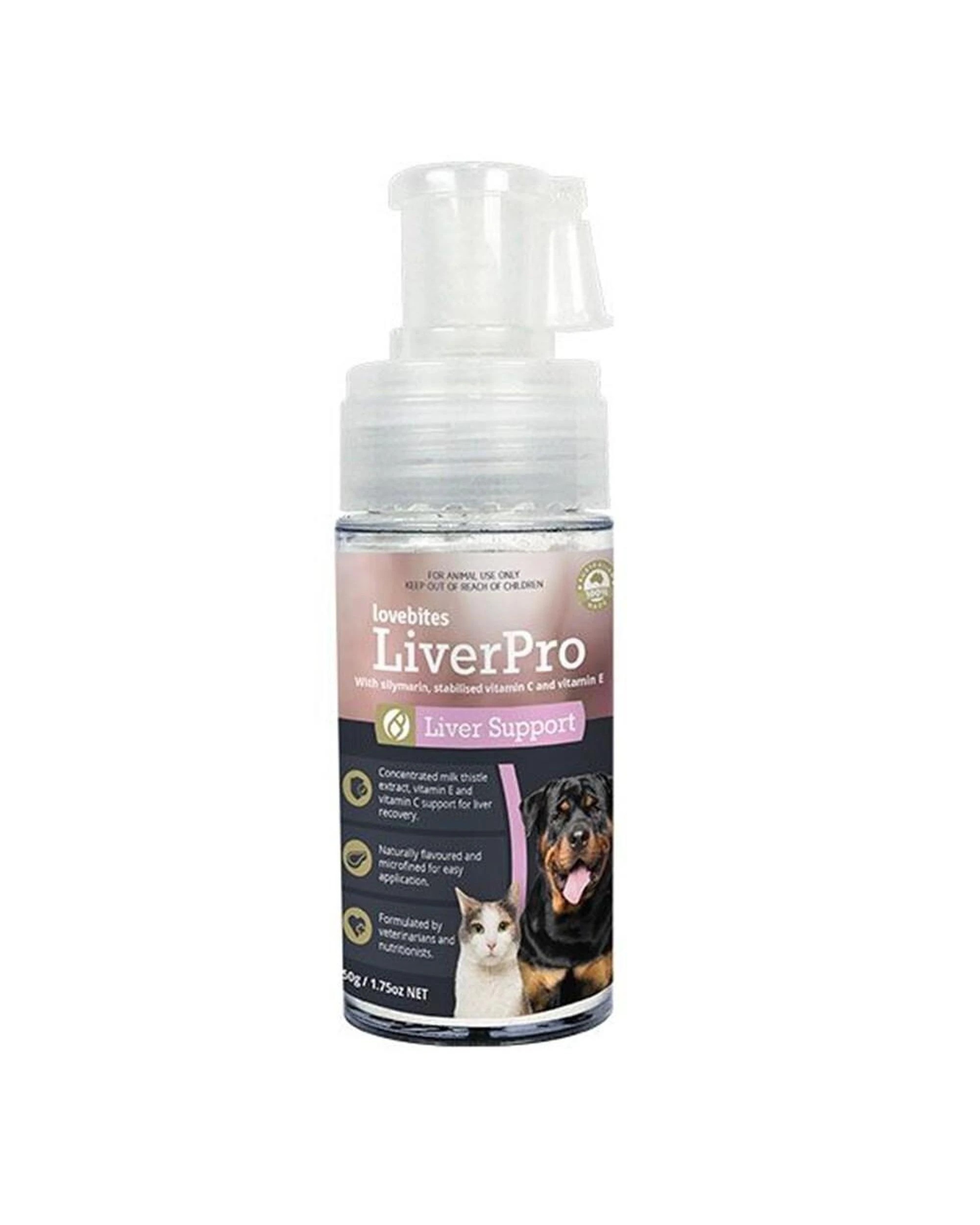 1 Vetafarm Lovebites Liverpro Meal Topper Dogs & Cats Liver Support 50g, 1 of 1