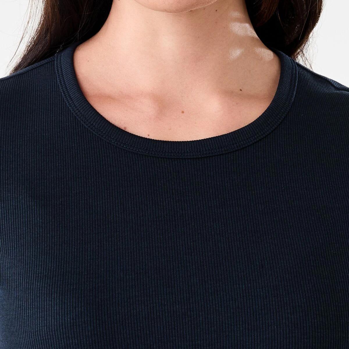 5 Short Sleeve Rib Crew Neck T-shirt SKY CAPTAIN, 5 of 5