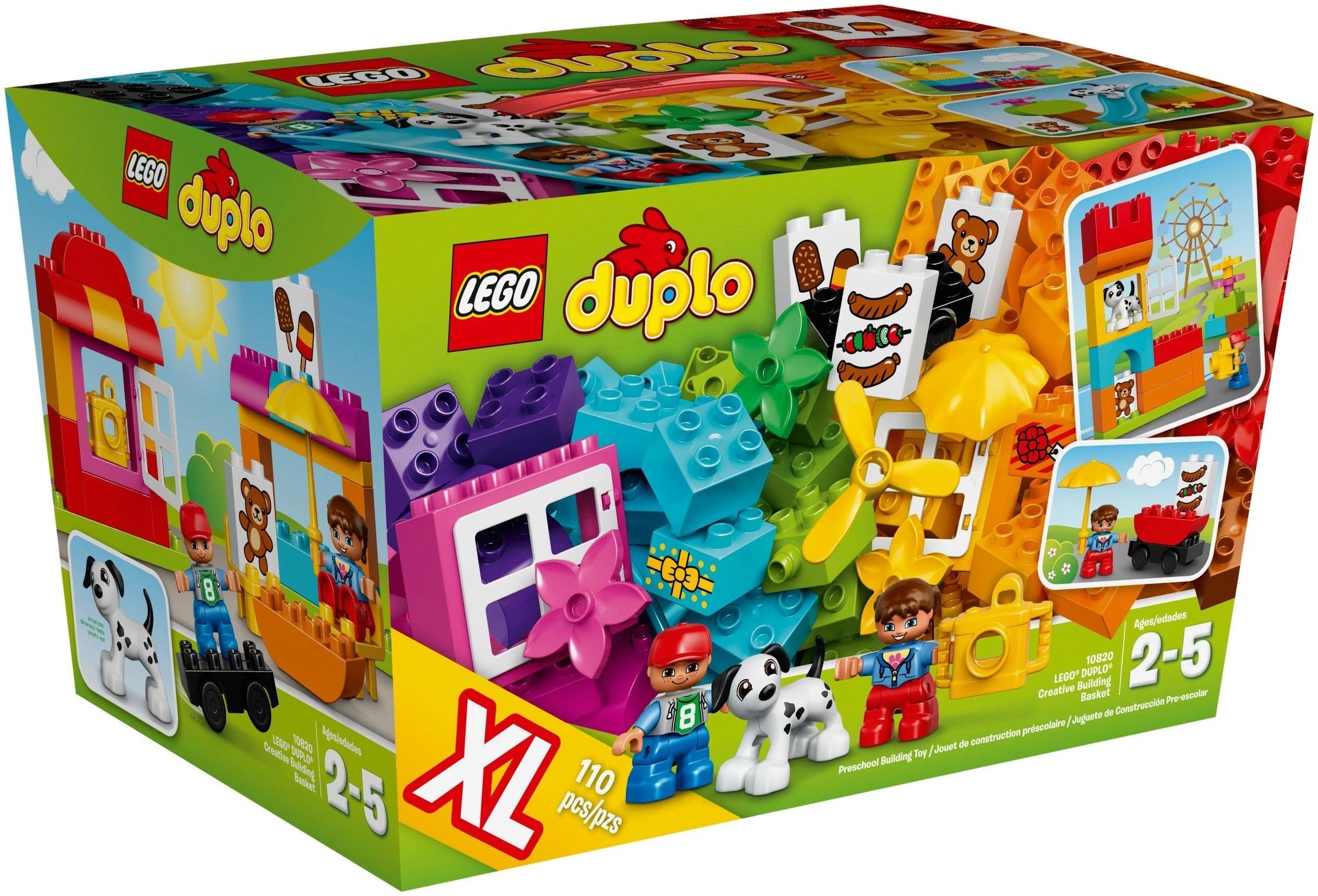 1 LEGO 10820 DUPLO Town Creative Building Basket Set, 1 of 7