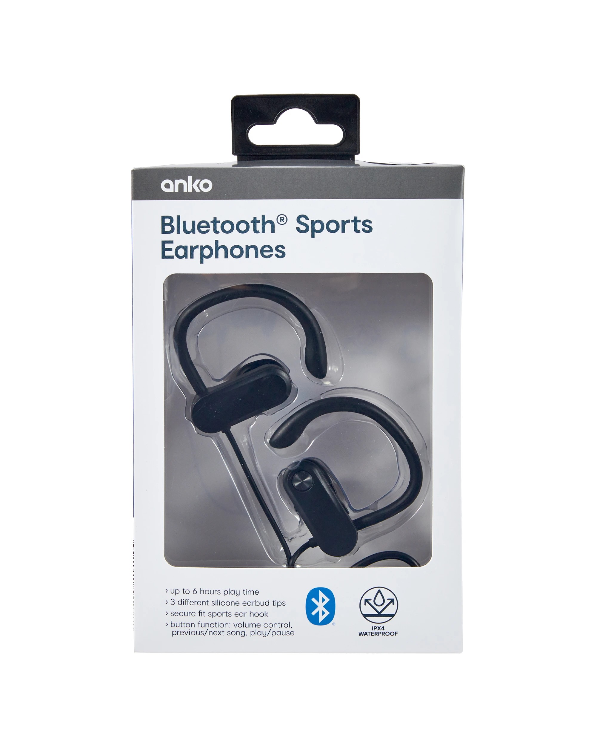 5 Bluetooth Sports Earphones - Black, 5 of 6