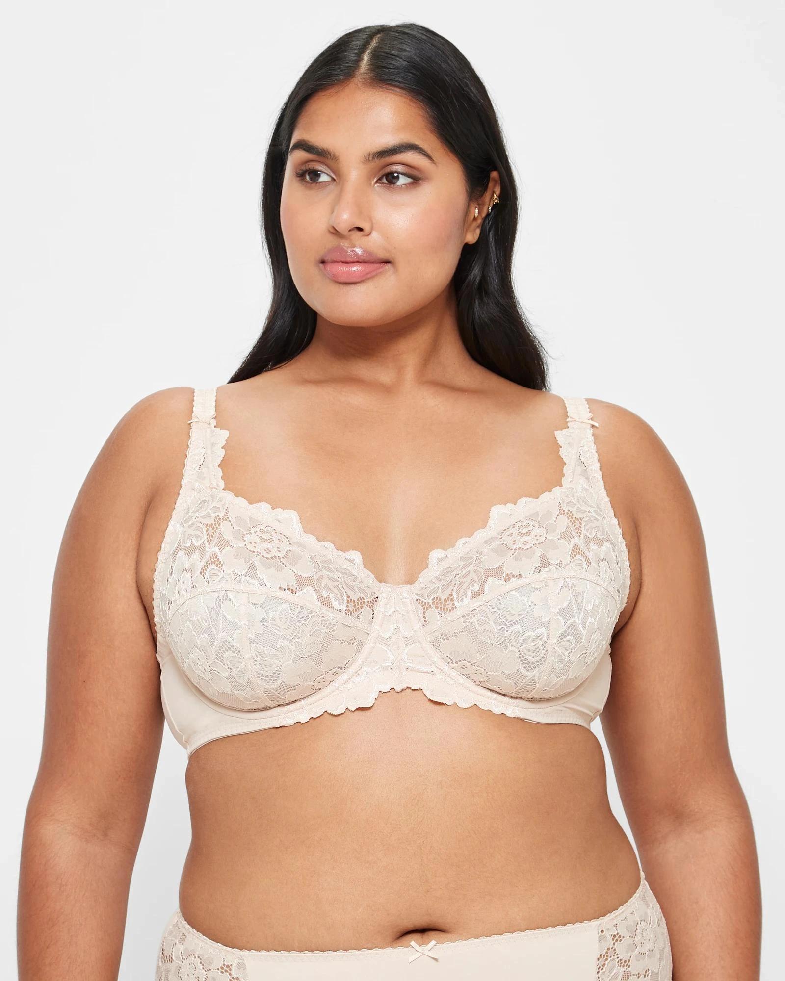 1 Target Woman Plus Size Soft Cup Underwire T-Shirt Bra TAUPE, 1 of 4