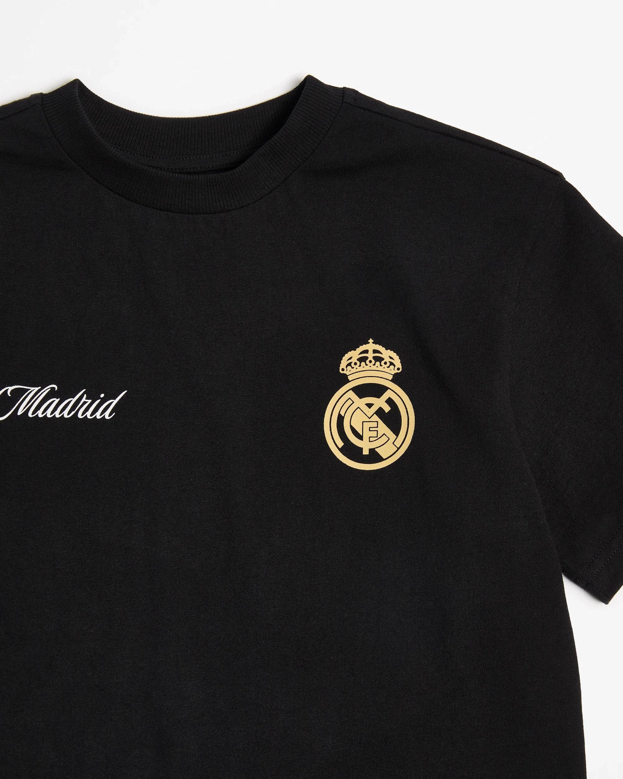 5 UEFA Champions League Real Madrid T-Shirt BLACK, 5 of 5