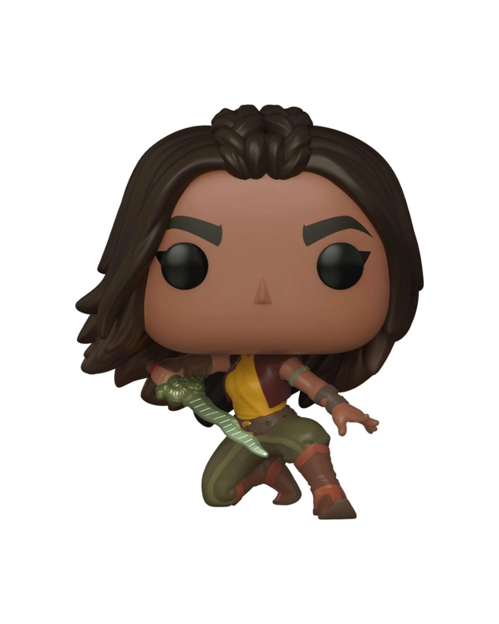 1 Pop Vinyl Collectable Figurine Raya - Raya Warrior Pose 10cm Action Figure - Multi, 1 of 3