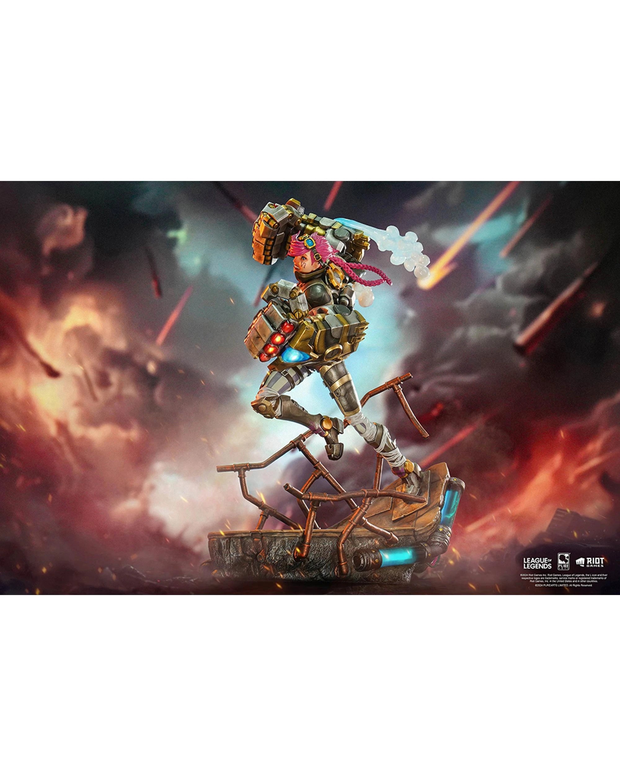 3 Pure Arts League of Legends: Vi 1:6 Scale Statue, 3 of 10