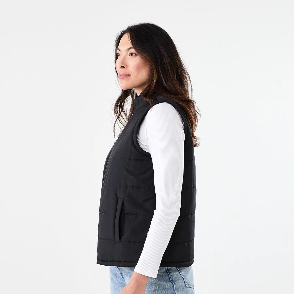 3 Puffer Gilet Black, 3 of 6