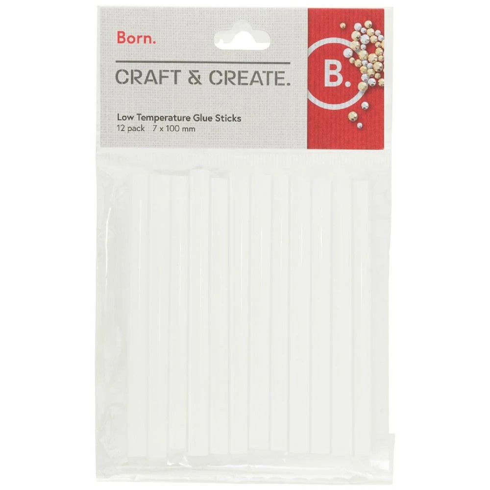 1 Born Low Temperature Glue Gun Refills 12 Pack, 1 of 2