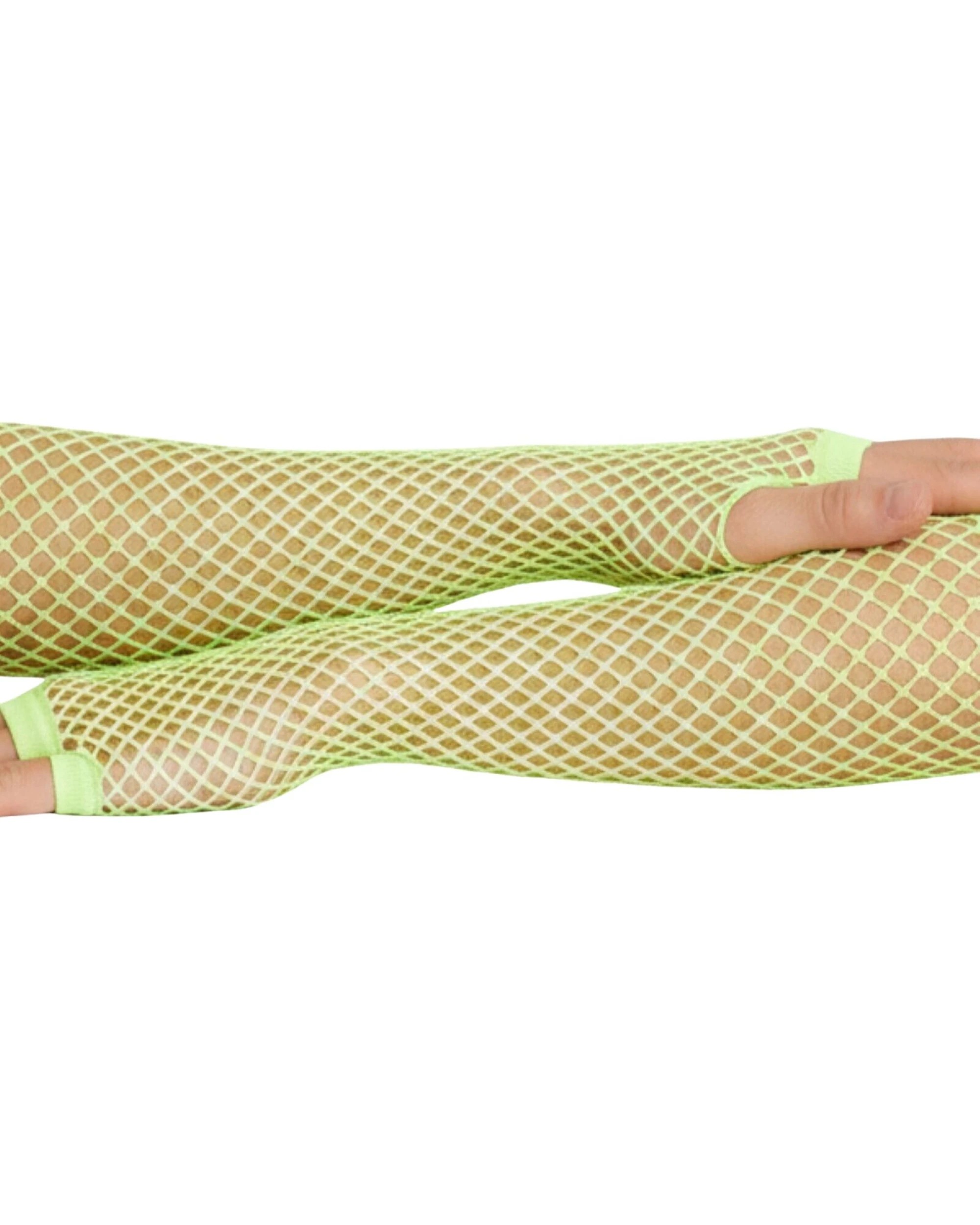 2 BR Costumes Fingerless Fishnet Gloves for Costumes 12 Pack, 2 of 2