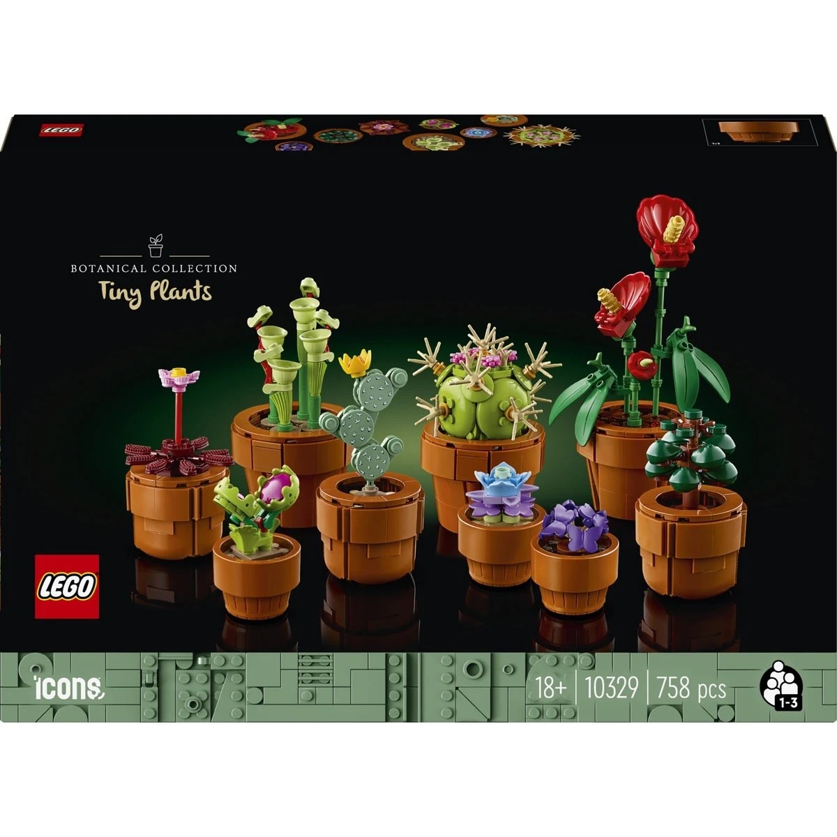 1 LEGO Icons Tiny Plants 10329, 1 of 11