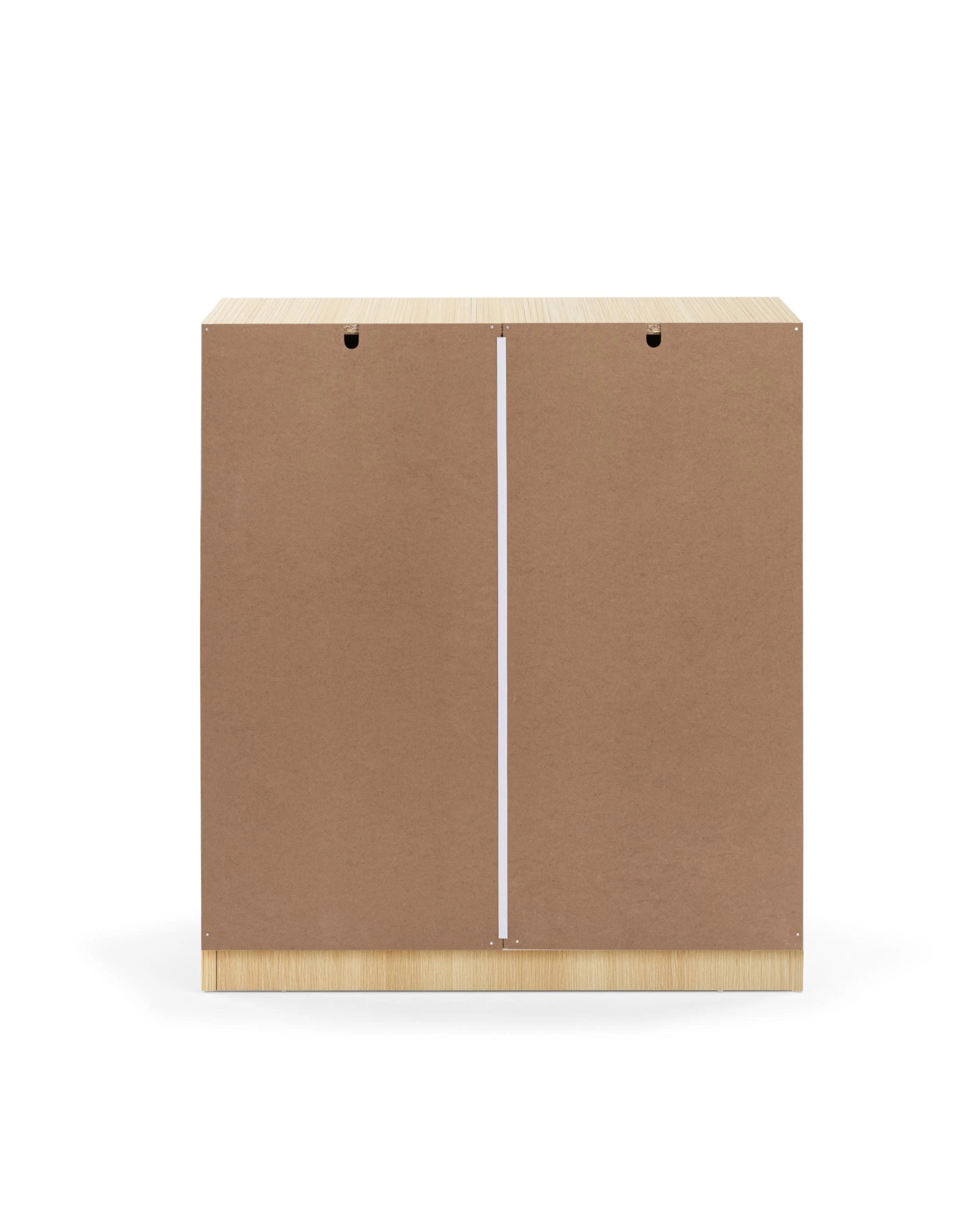5 Kodu Low Storage Laundry Cabinet 2 Doors Oak - Natural, 5 of 7