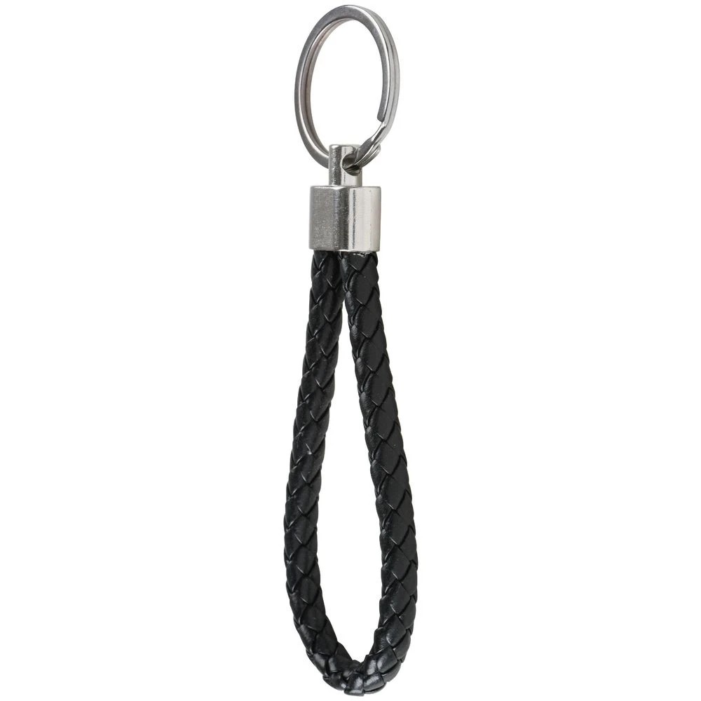 3 J.Burrows Woven Key Tag Black, 3 of 4