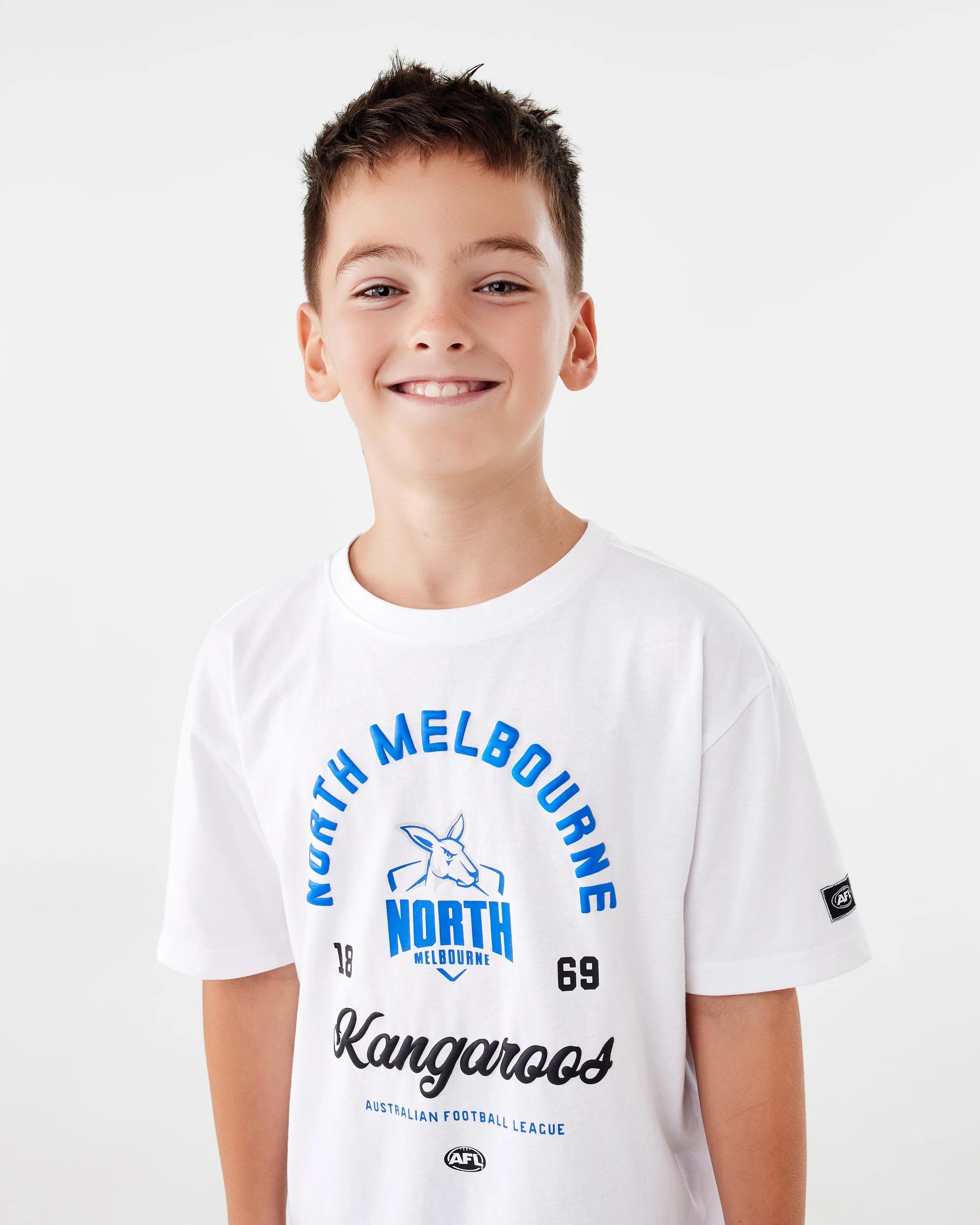 4 Official AFL Kids T-shirt Kangaroos, 4 of 9