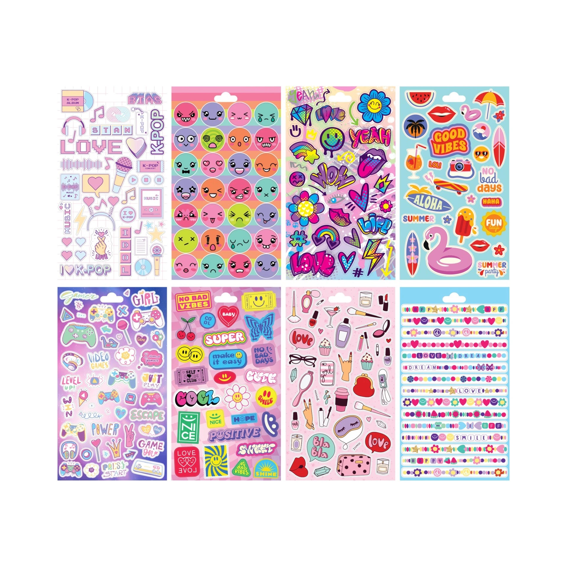 6 8 Sheet Sticker Pad - Assorted, 6 of 7