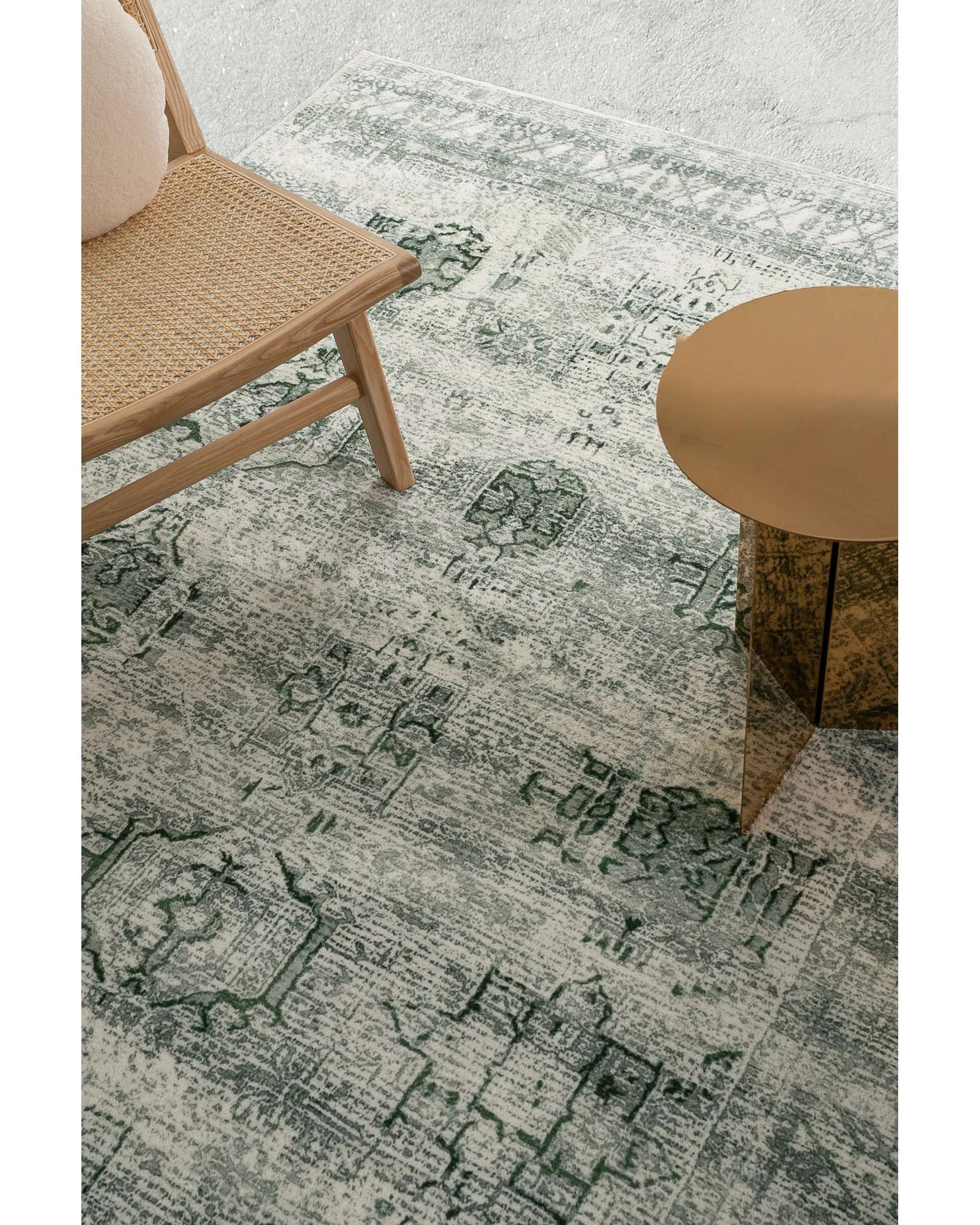 3 Loopsie Balis Tribal Washable Rug-330cm x 240cm - Green, 3 of 7