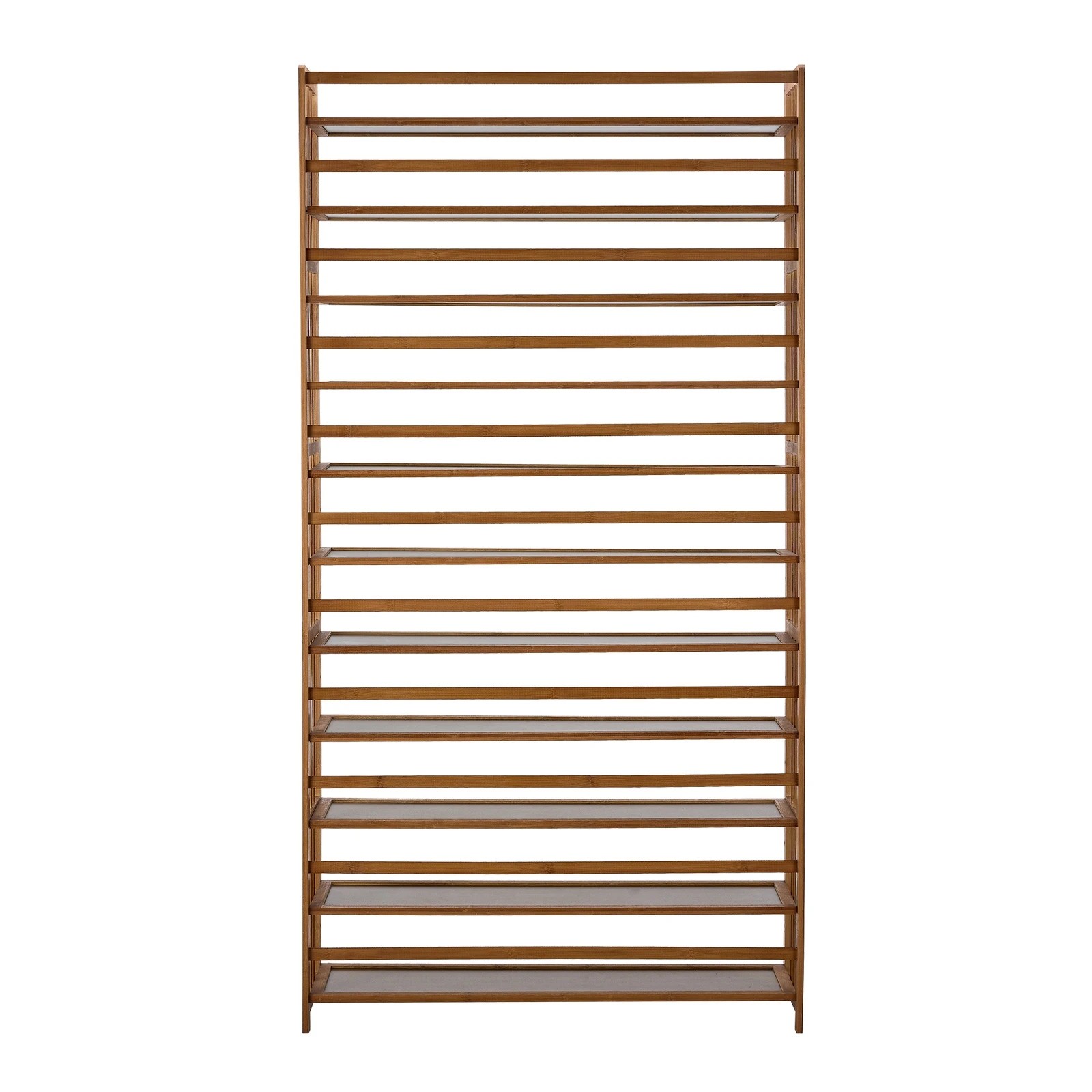 8 Oikiture Shoe Rack Storage Organizer Bamboo Stand 11 Shelves
 - Brown, 8 of 9