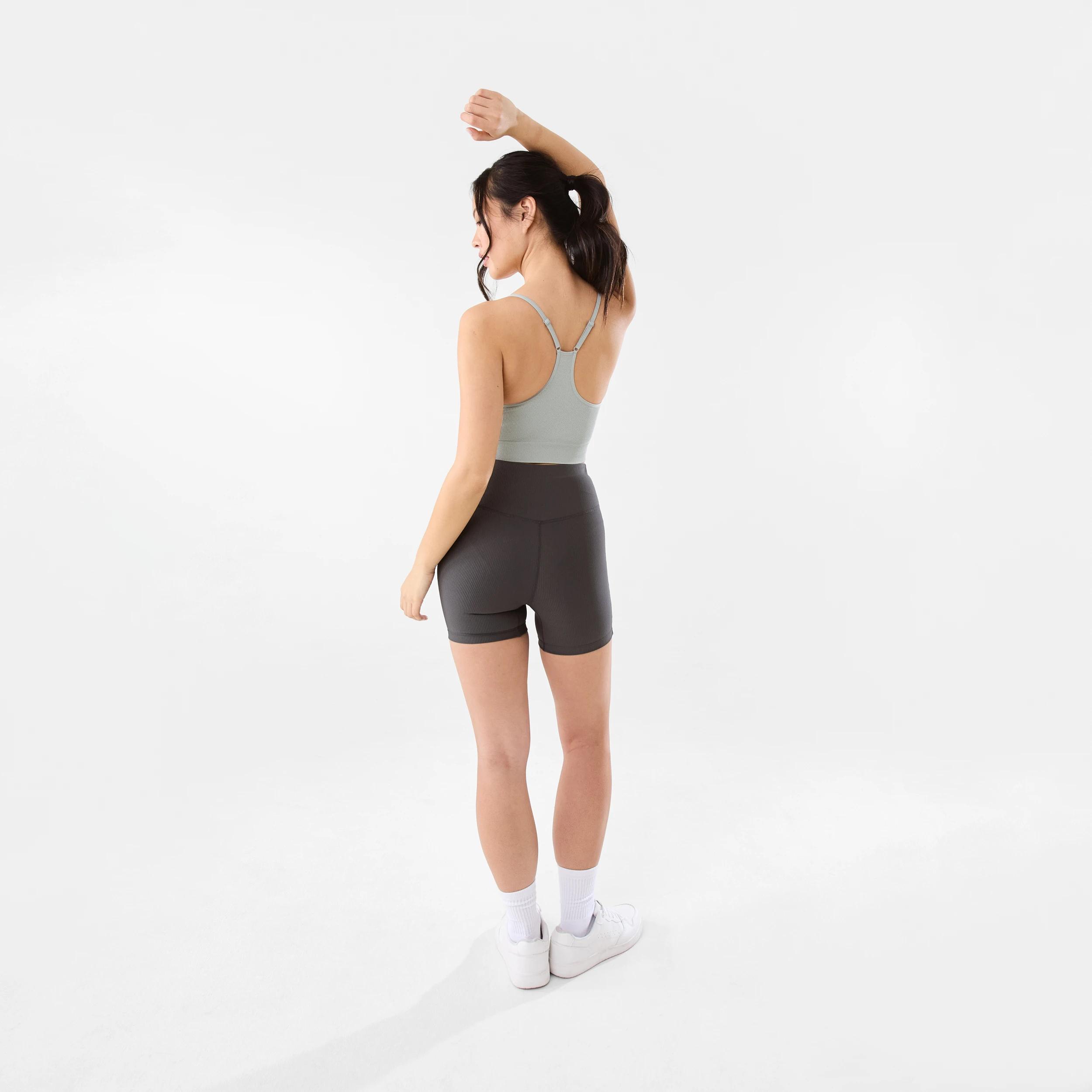 4 Active Womens Seamfree Racerback Crop LINDSEY GREEN, 4 of 9