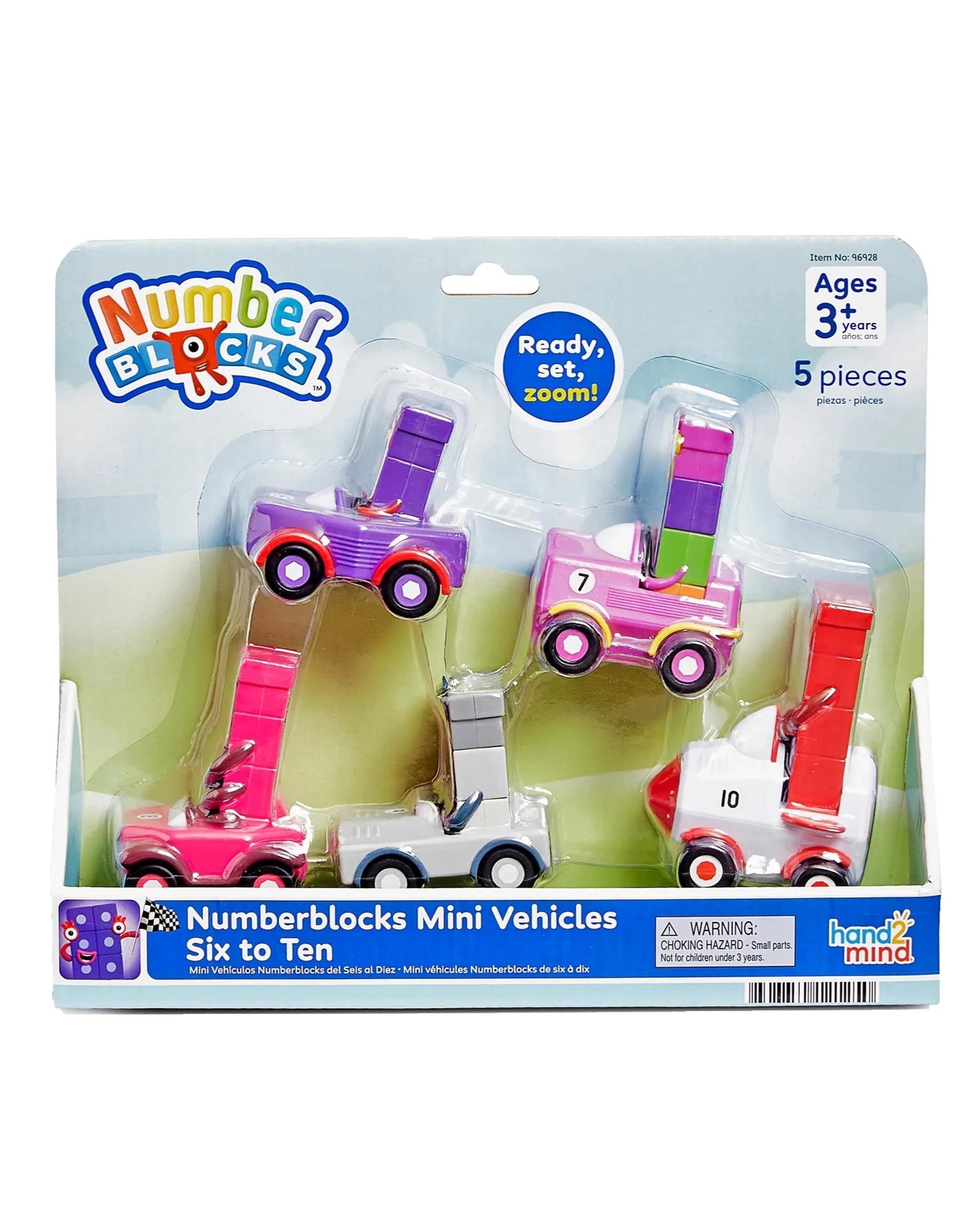 1 Numberblocks Mini Vehicles Six to Ten, 1 of 8