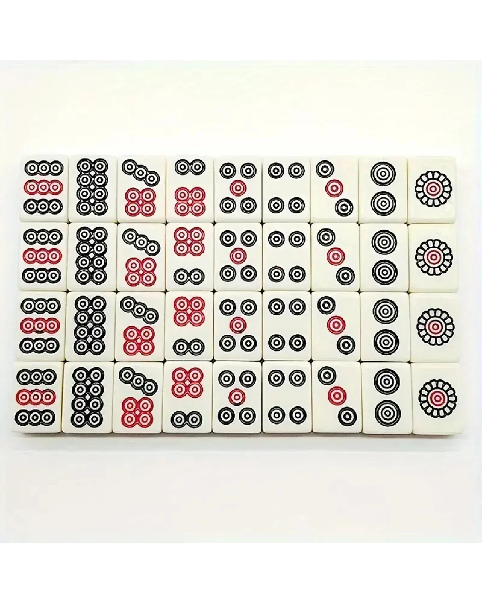 1 BR Toys Traditional Mah Jong Game Set with 144 Chinese Tiles, 1 of 5