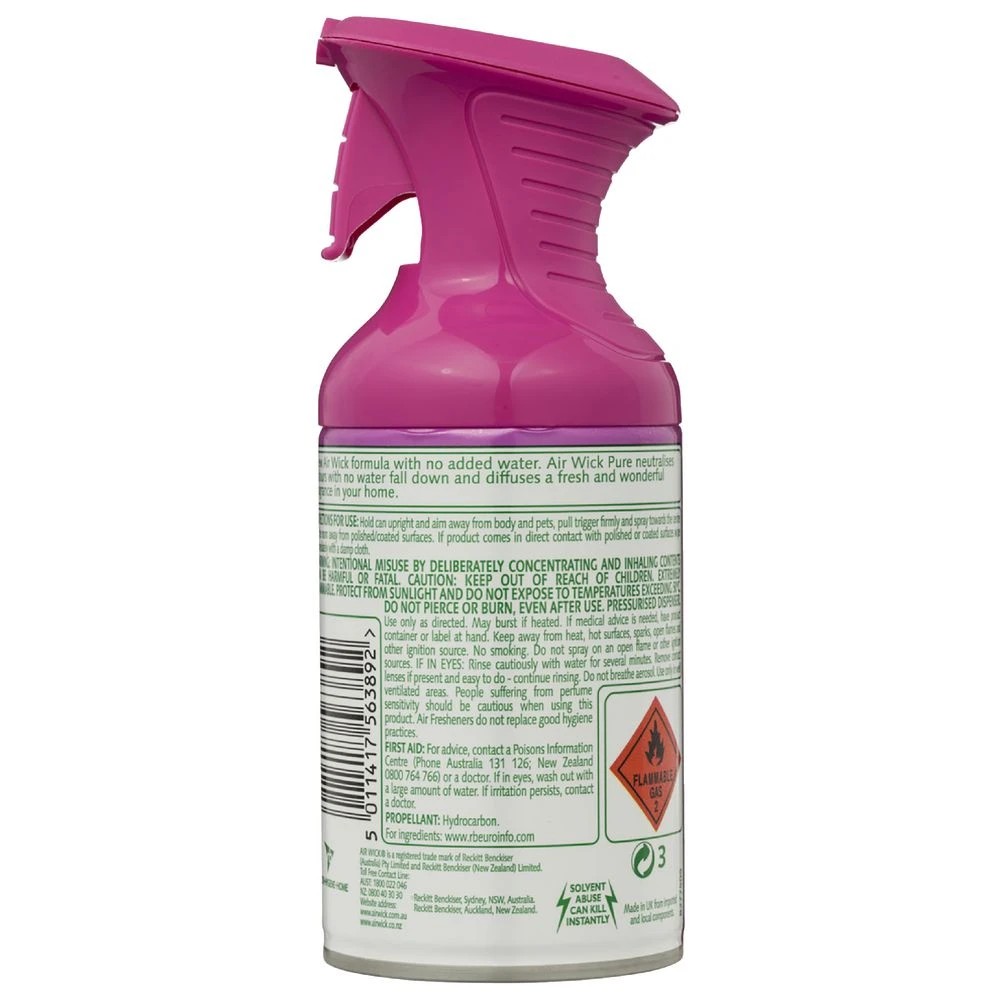 2 Air Wick Pure Aerosol Air Freshener Cherry Blossom 159g, 2 of 2