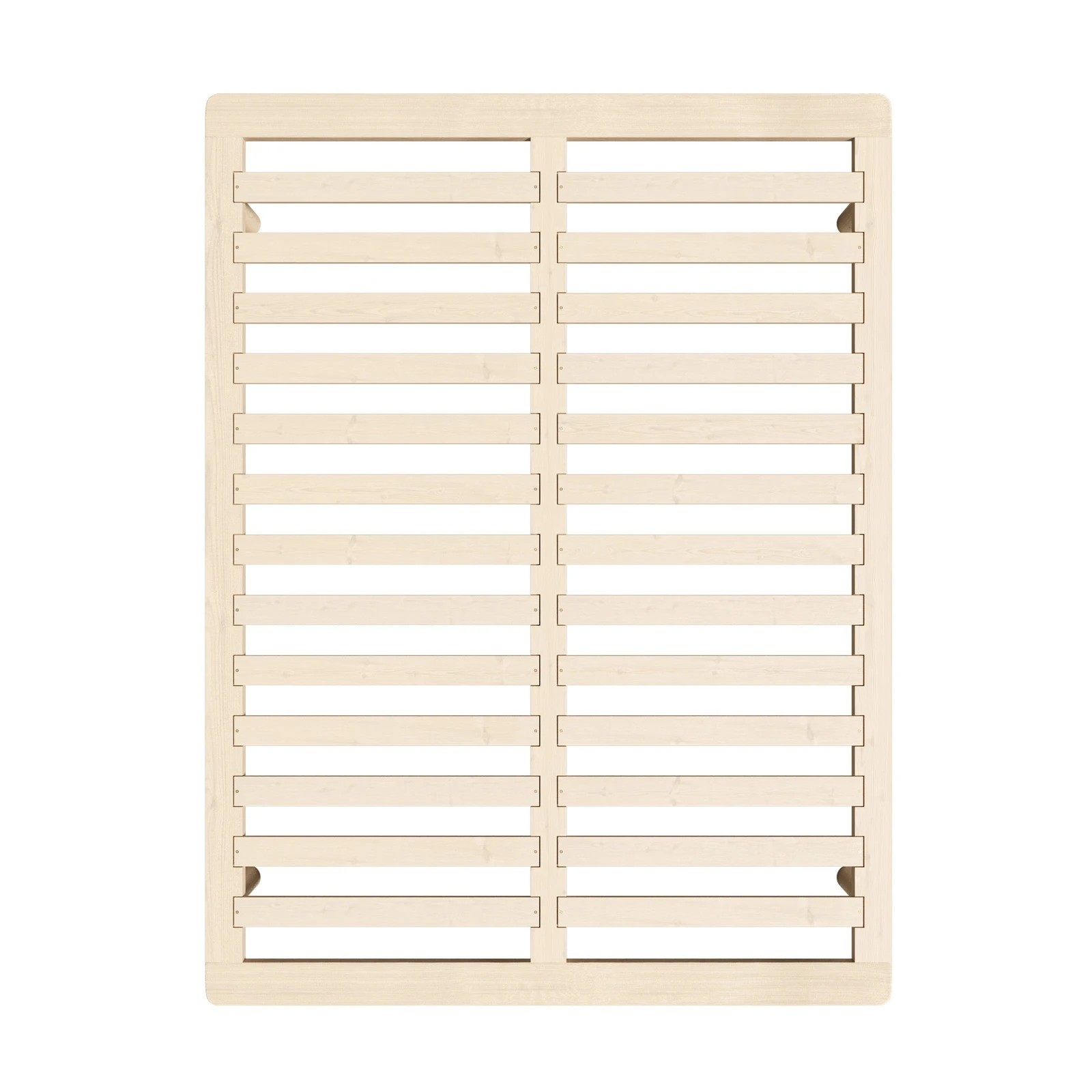 2 Oikiture Bed Frame Queen Size Wooden Bed Base Platform Timber
 - Natural, 2 of 10