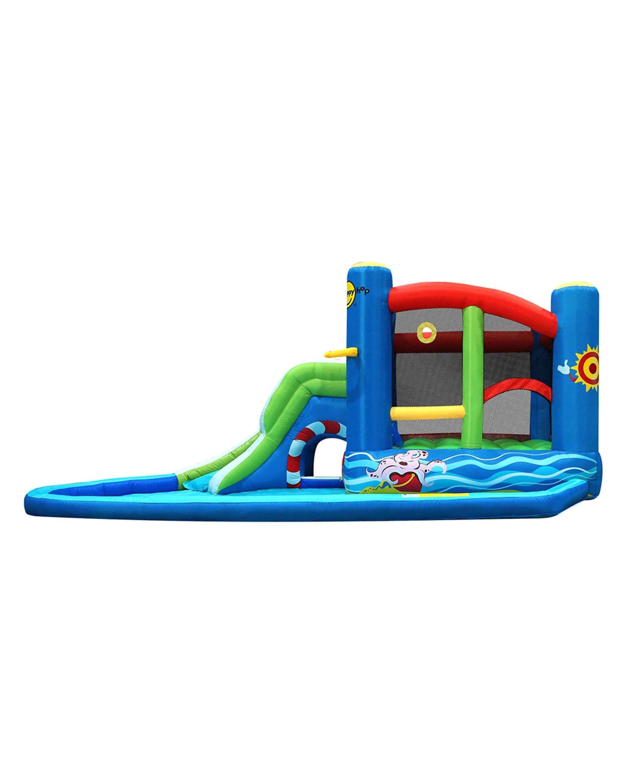 2 Happy Hop Inflatable Water Slide Jumping Trampoline Castle Bouncer Toy Splash
 - Multi, 2 of 2
