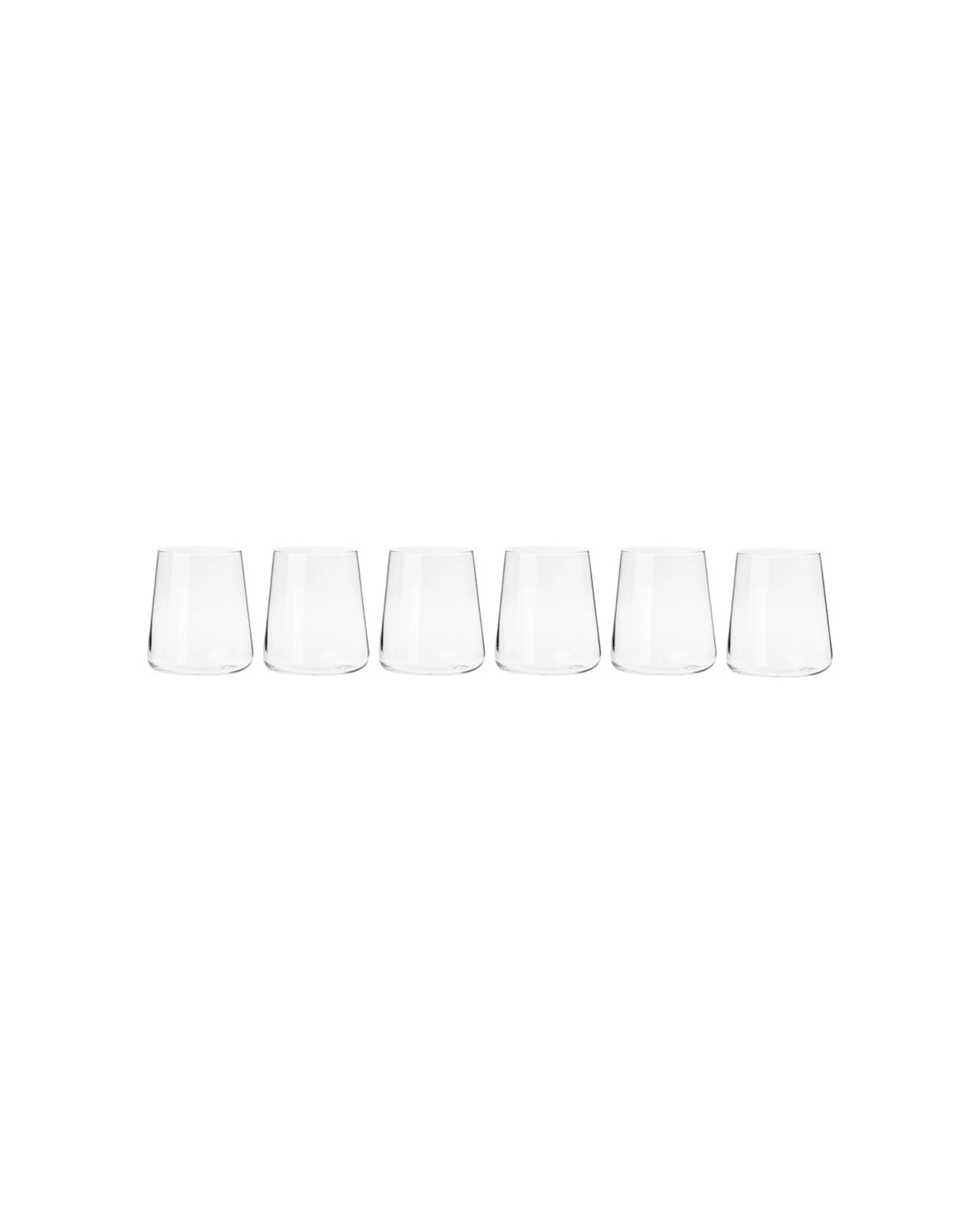 1 Krosno 6pc Avant-grade 380ml Stemless Tumblers Set - Gift Box Dishwasher Safe - Clear, 1 of 3