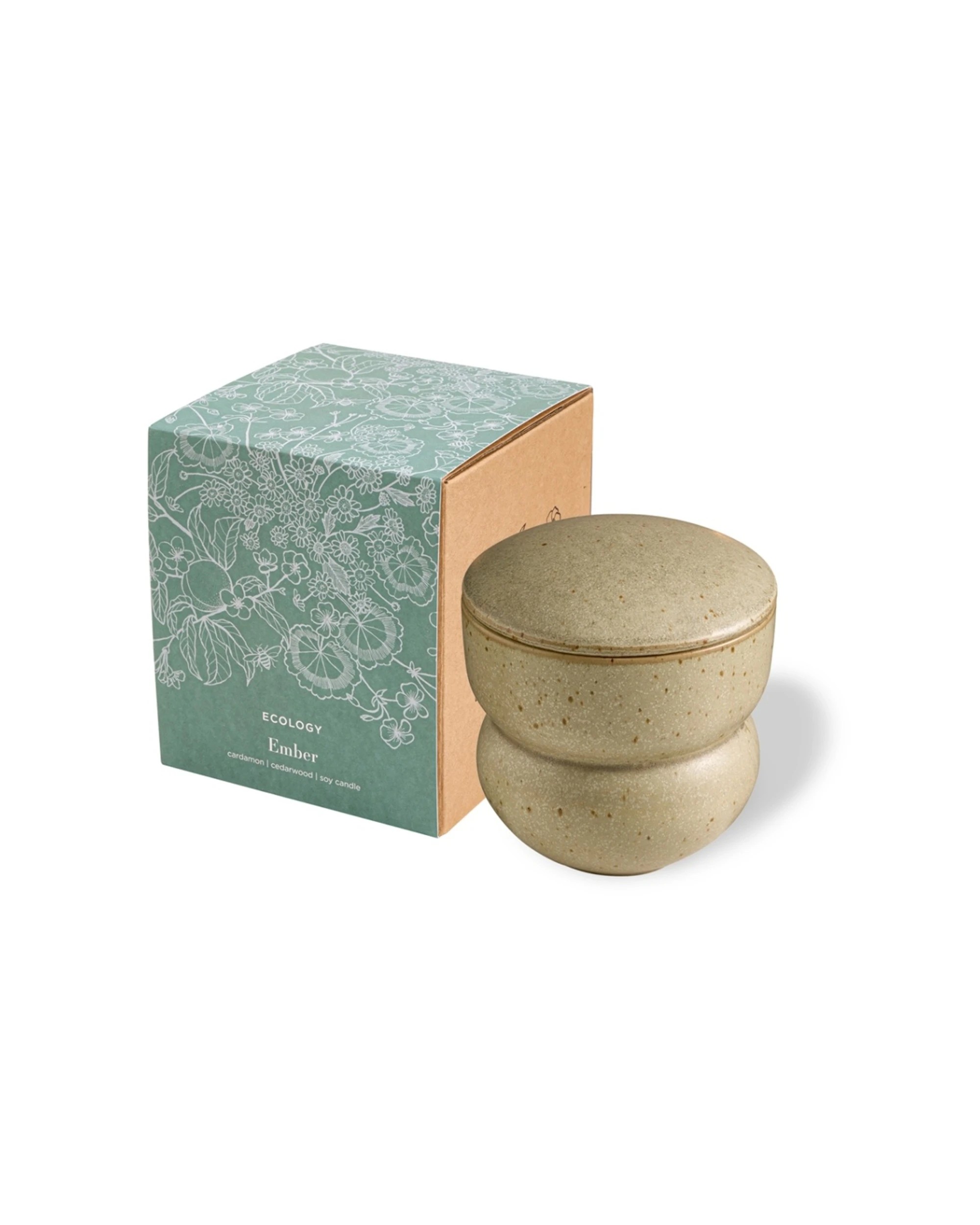 1 Ecology Alchemy Scented Candle Ember Cedarwood and Smokey Amber 450g - Natural, 1 of 1
