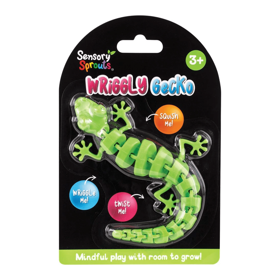 1 Sensory Gecko Fidget Toy Green, 1 of 4