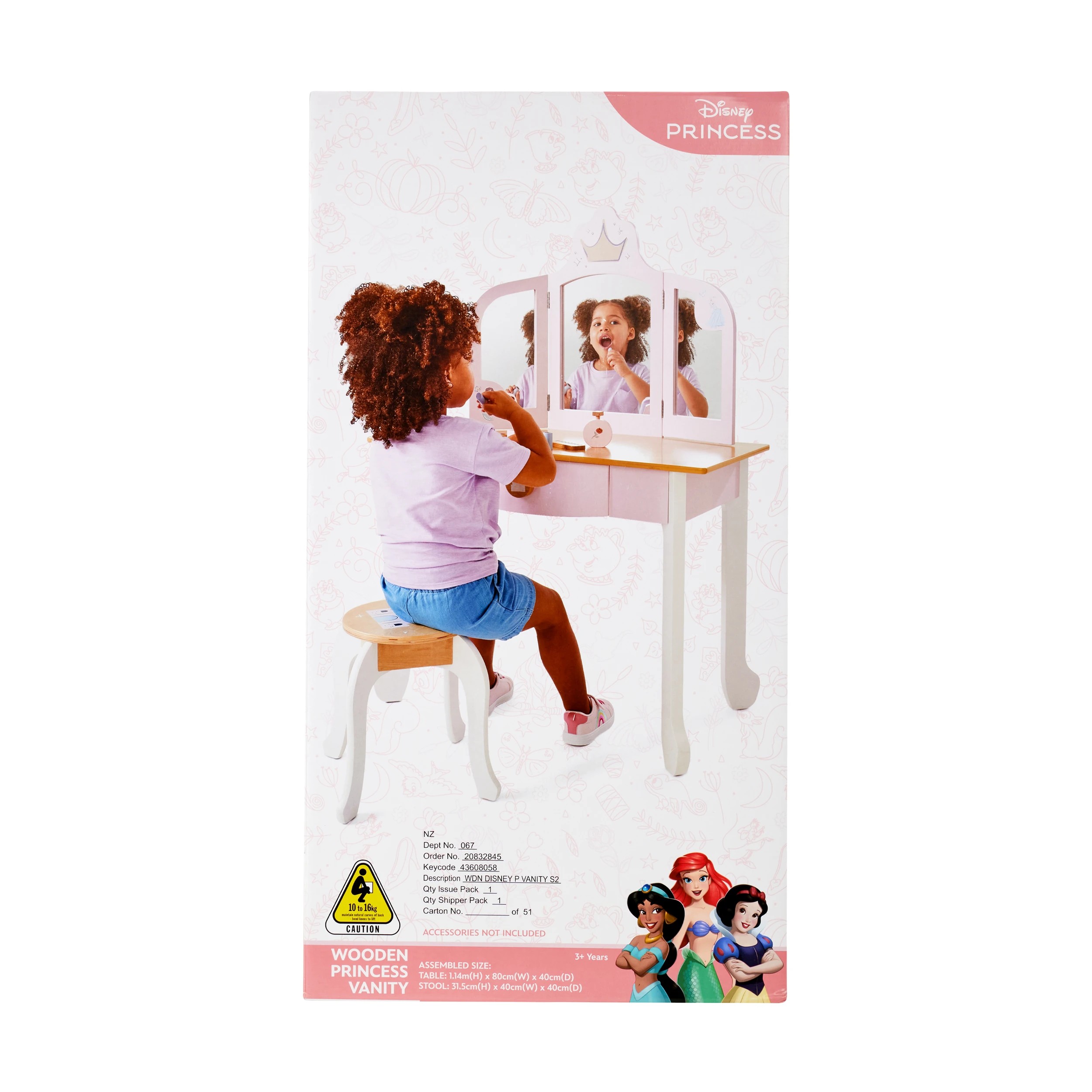 2 Disney Princess Wooden Princess Vanity, 2 of 2
