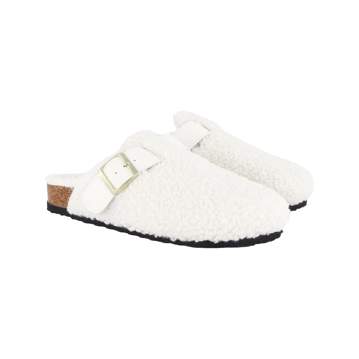3 Furlined Footbed Clog Slides Snw White, 3 of 3
