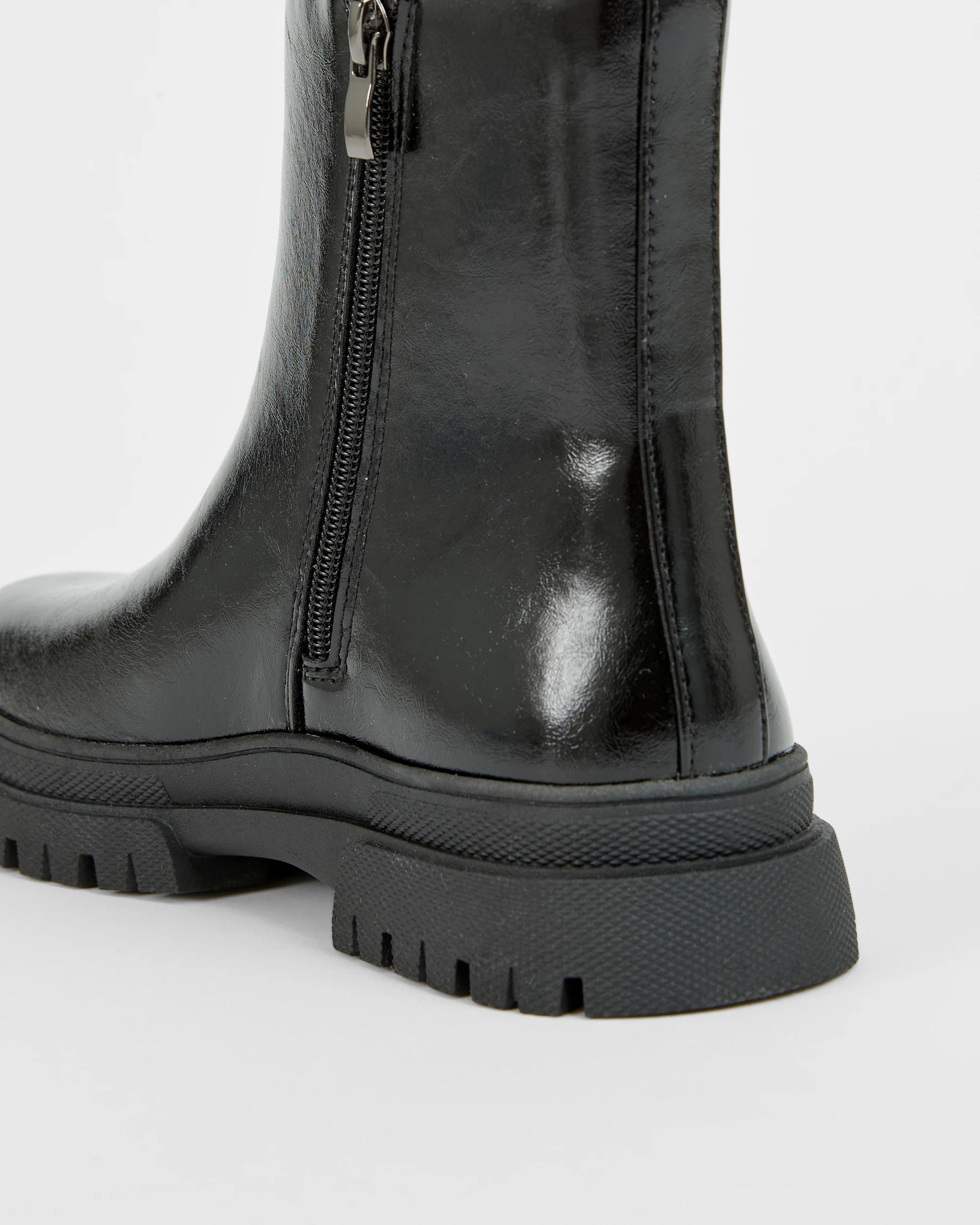 3 Target Kids Chunky Elastic Chelsea Boots BLACK, 3 of 3